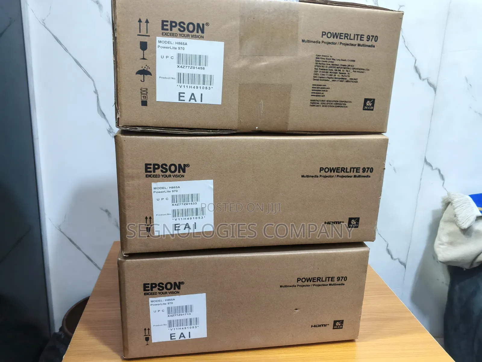 Epson Powerlite 970 4000 Lumens Projector