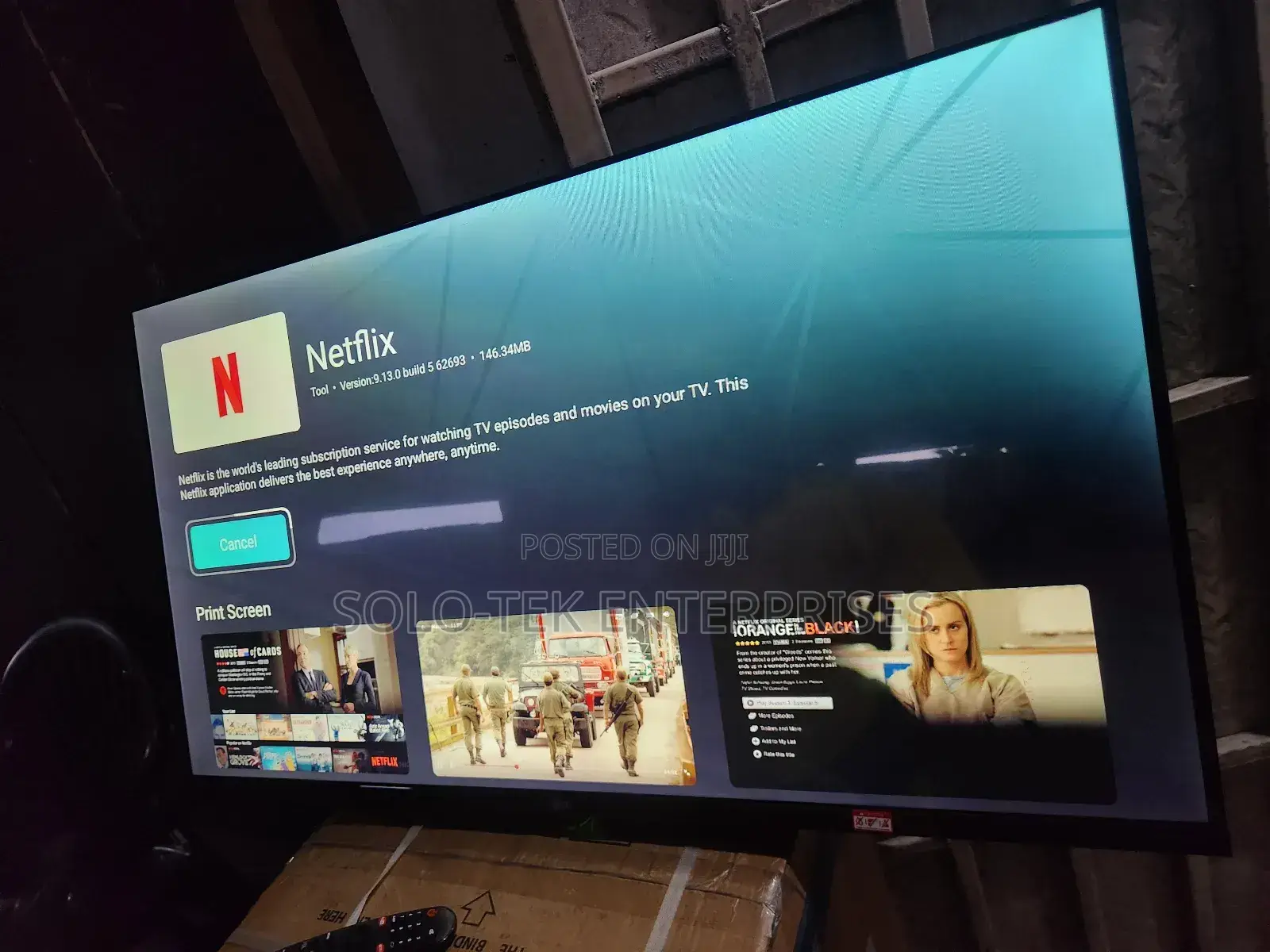 Lg 50inches Smart Frameless