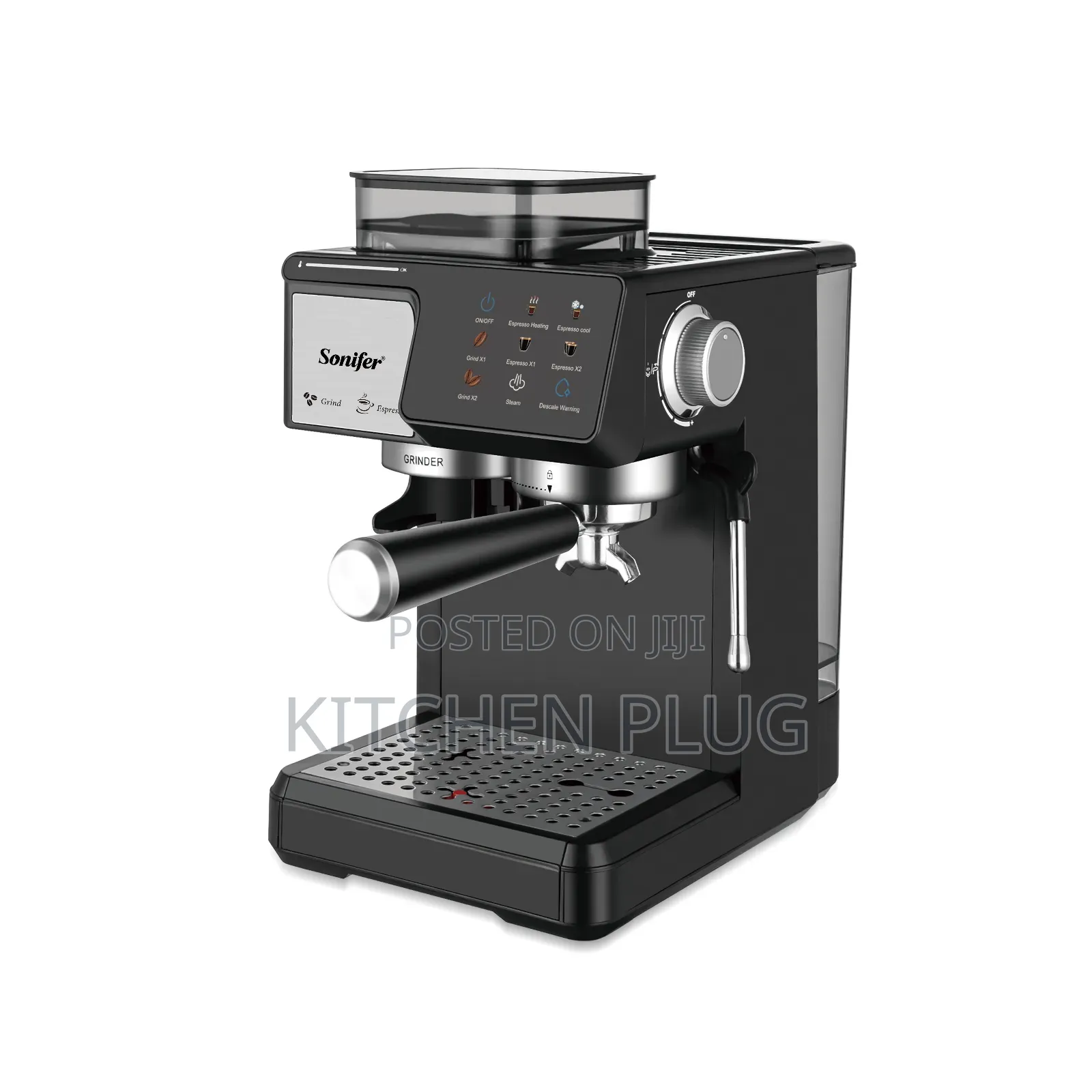 Sonifer Espresso Coffee Maker Machine With Grinder