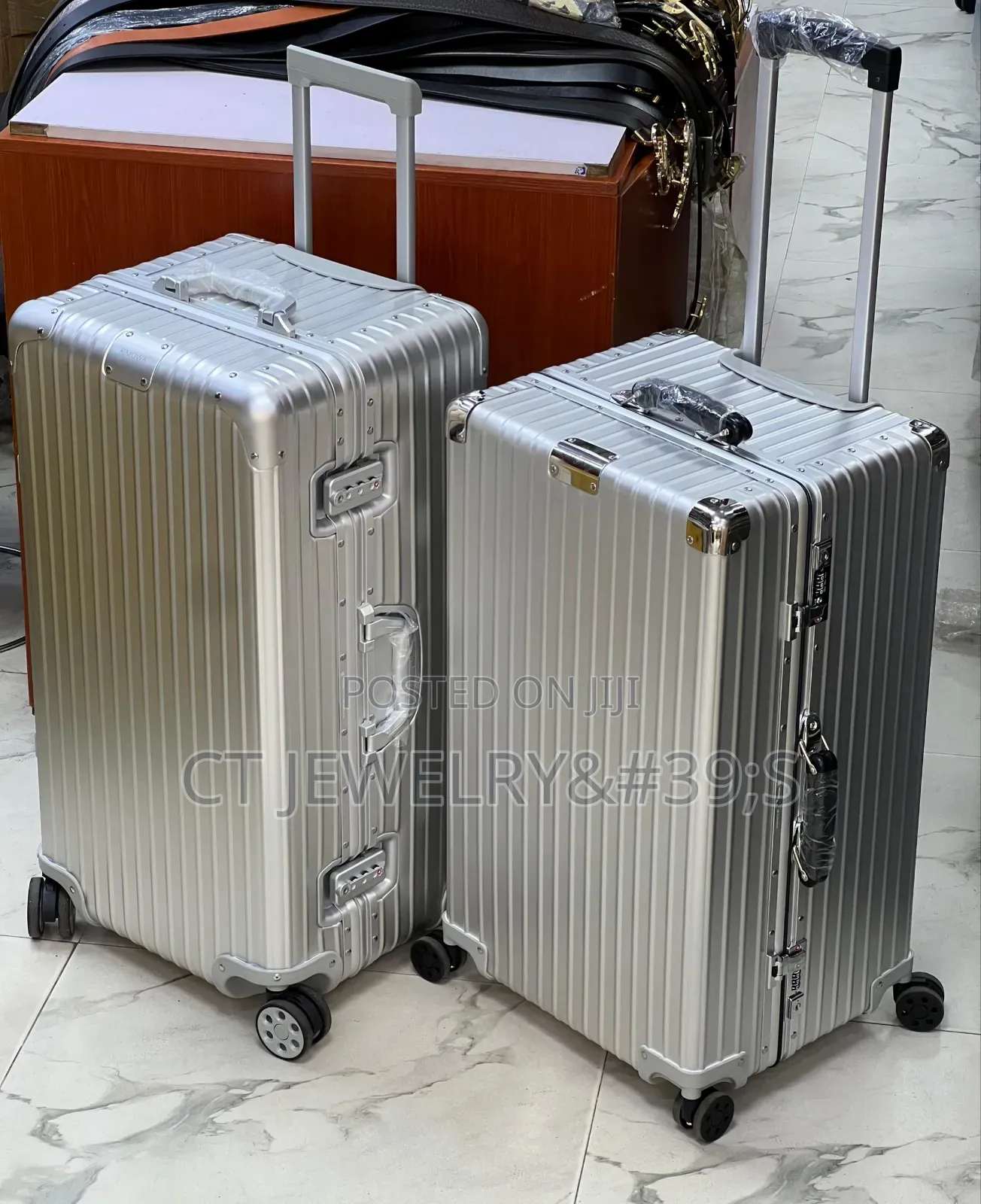 Aluminum Rimowa Classic Check-in Suitcases. High Quality Made