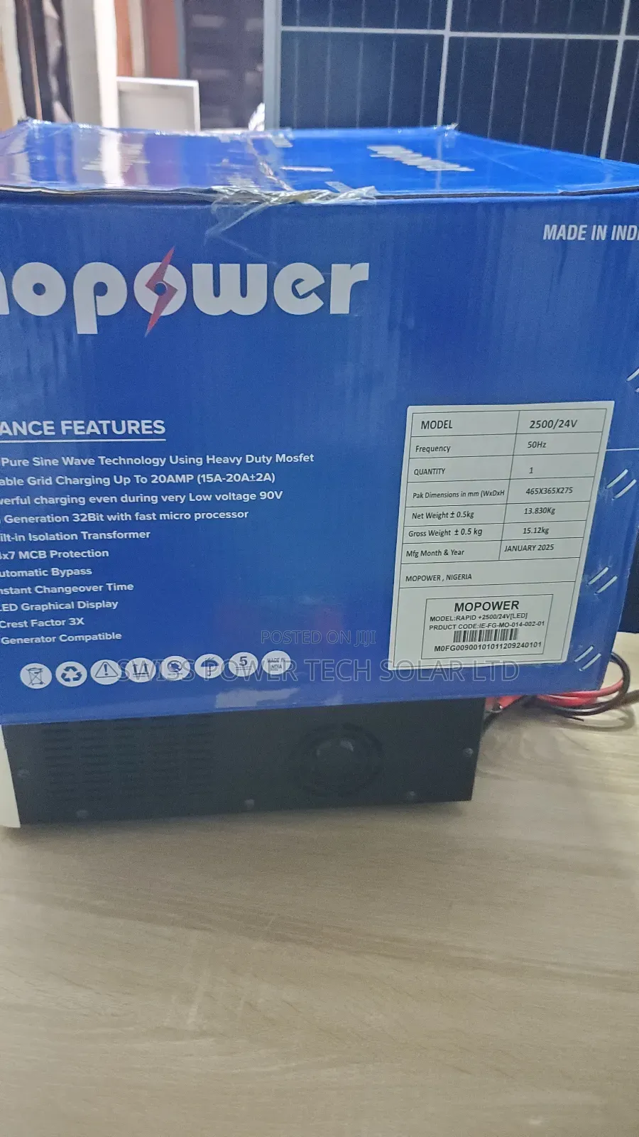 Mopower Inverter 2.5kva 24v