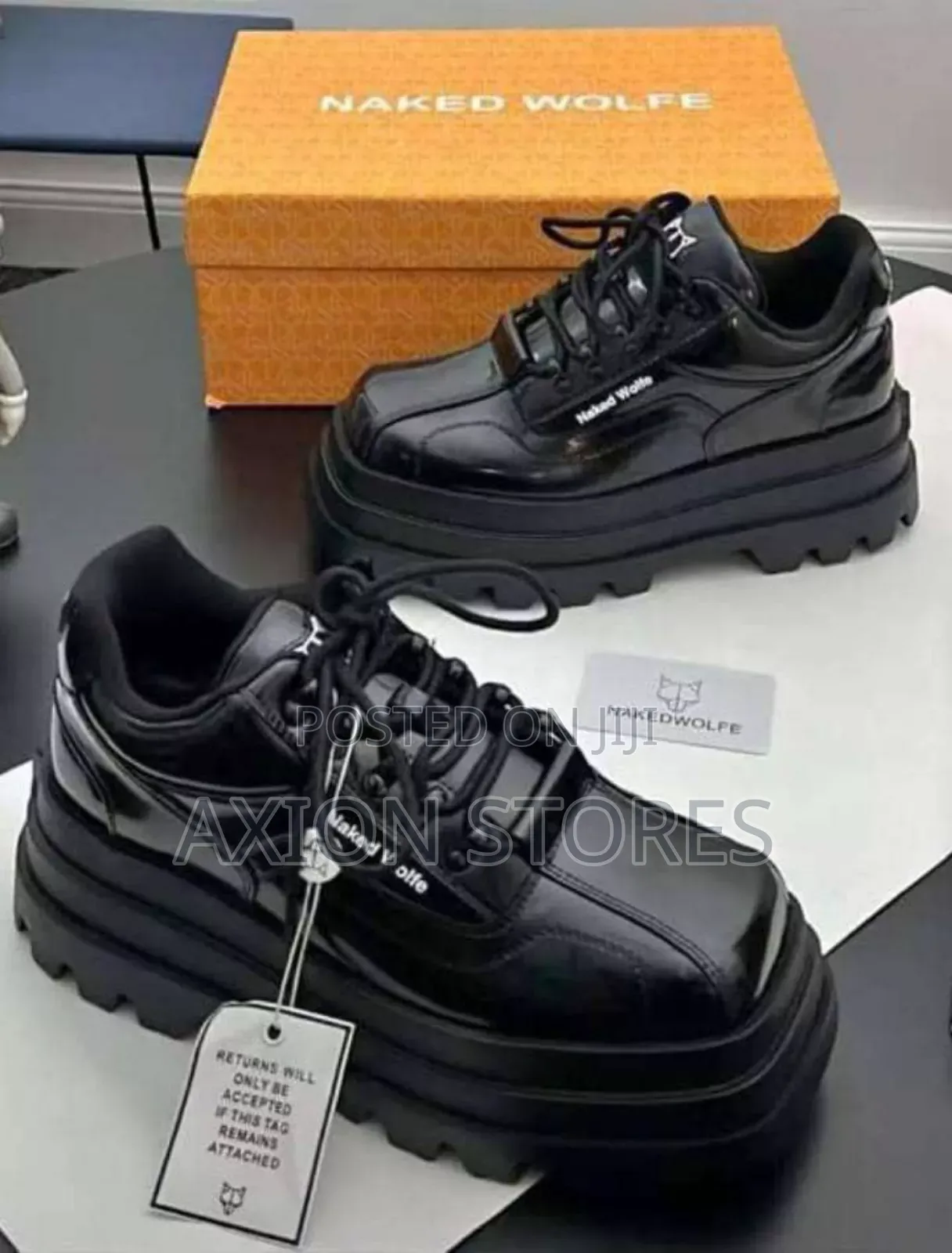 High Quality Naked Wolfe Glossy Sneakers