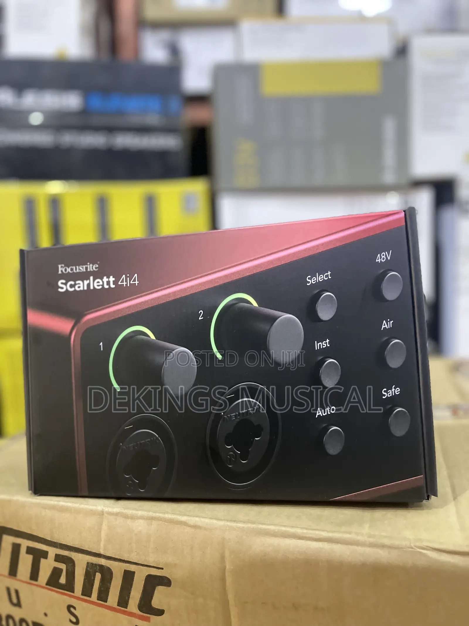 Focusrite Scarlett 4i4 4th Gen Audio Interface Sound Card