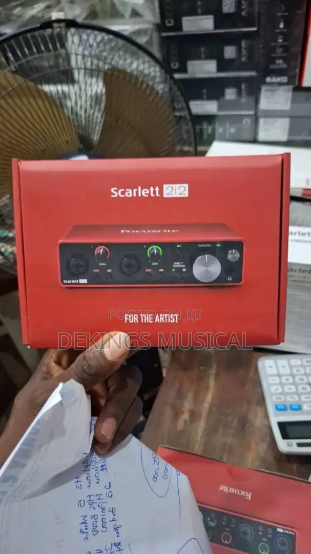 Focusrite Scarlett 2i2 3rd Gen Audio Interface Sound Card