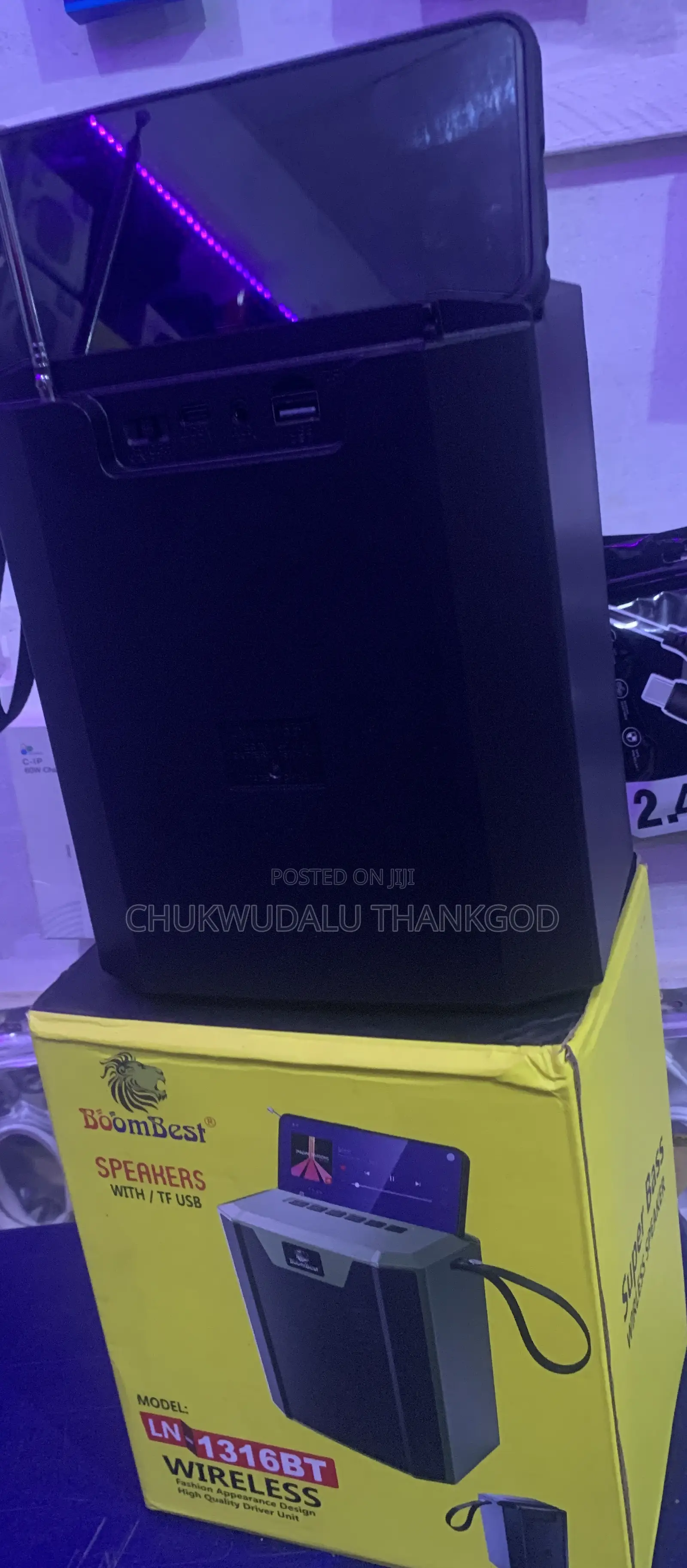 Wireless Boombest Speaker With/Tf Usb