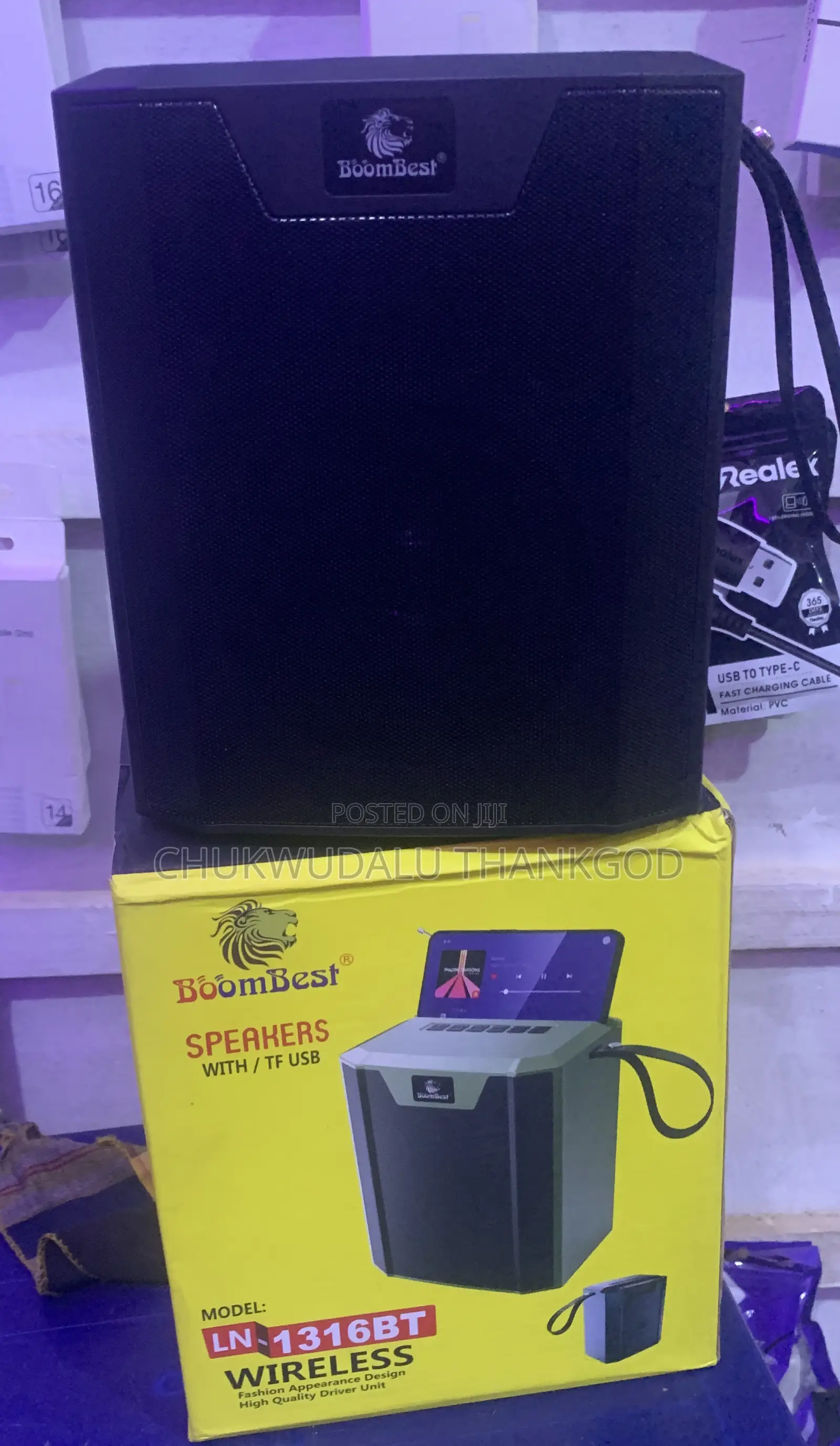Wireless Boombest Speaker With/Tf Usb