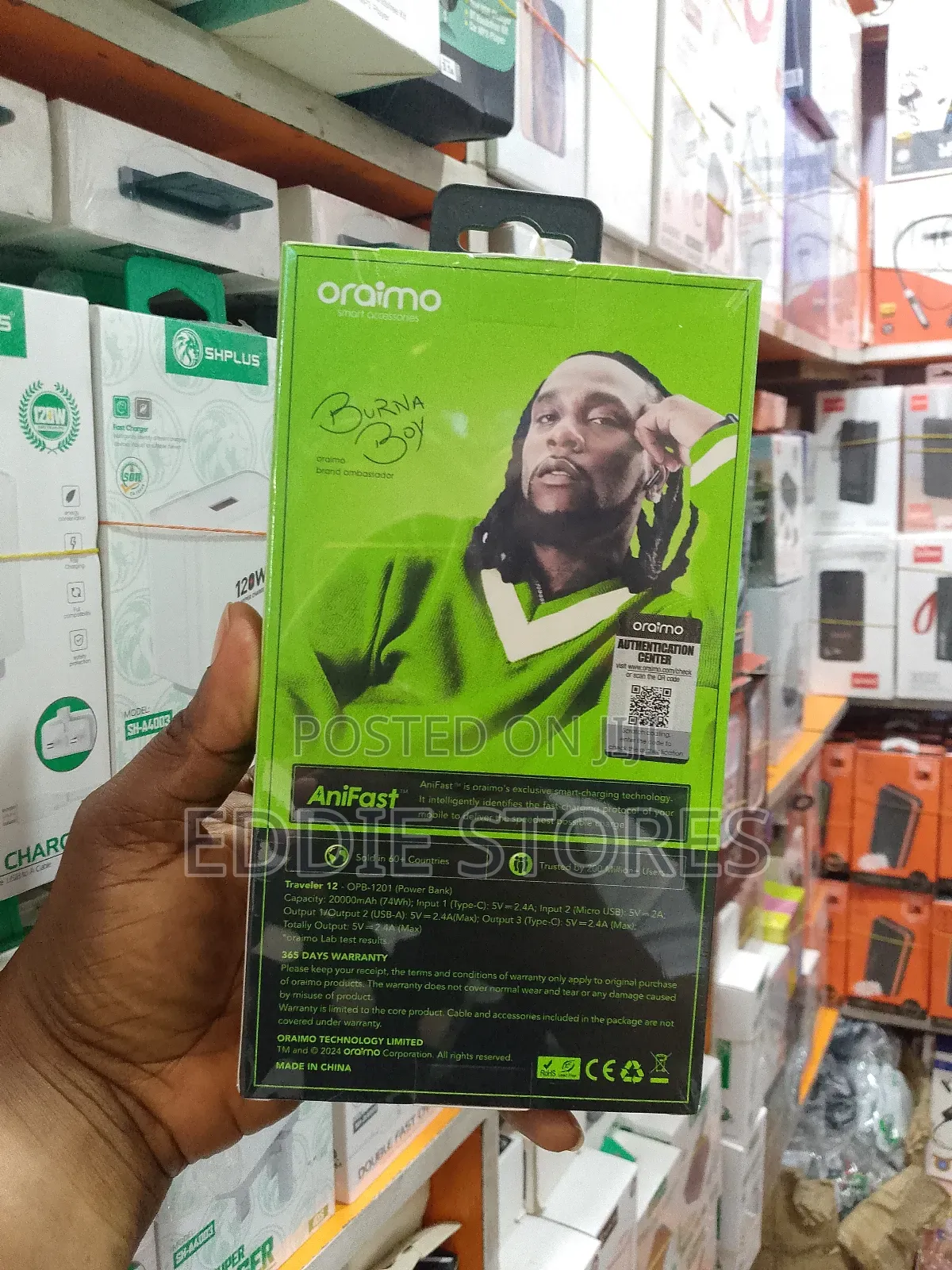 Oraimo Traveller 12 Flash 20000mah Power Bank