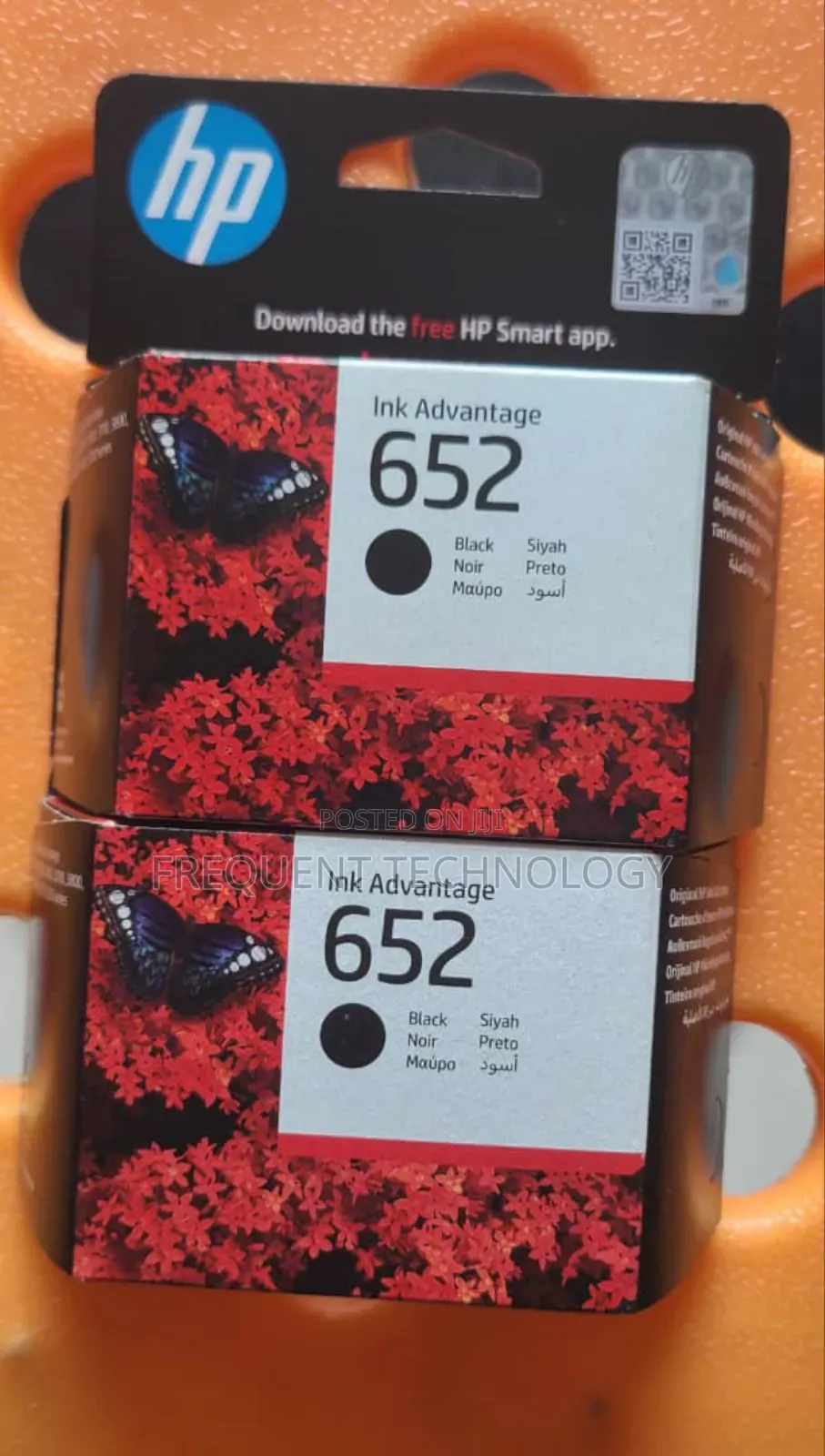 Hp 652 Black Original Ink Advantage Cartridge