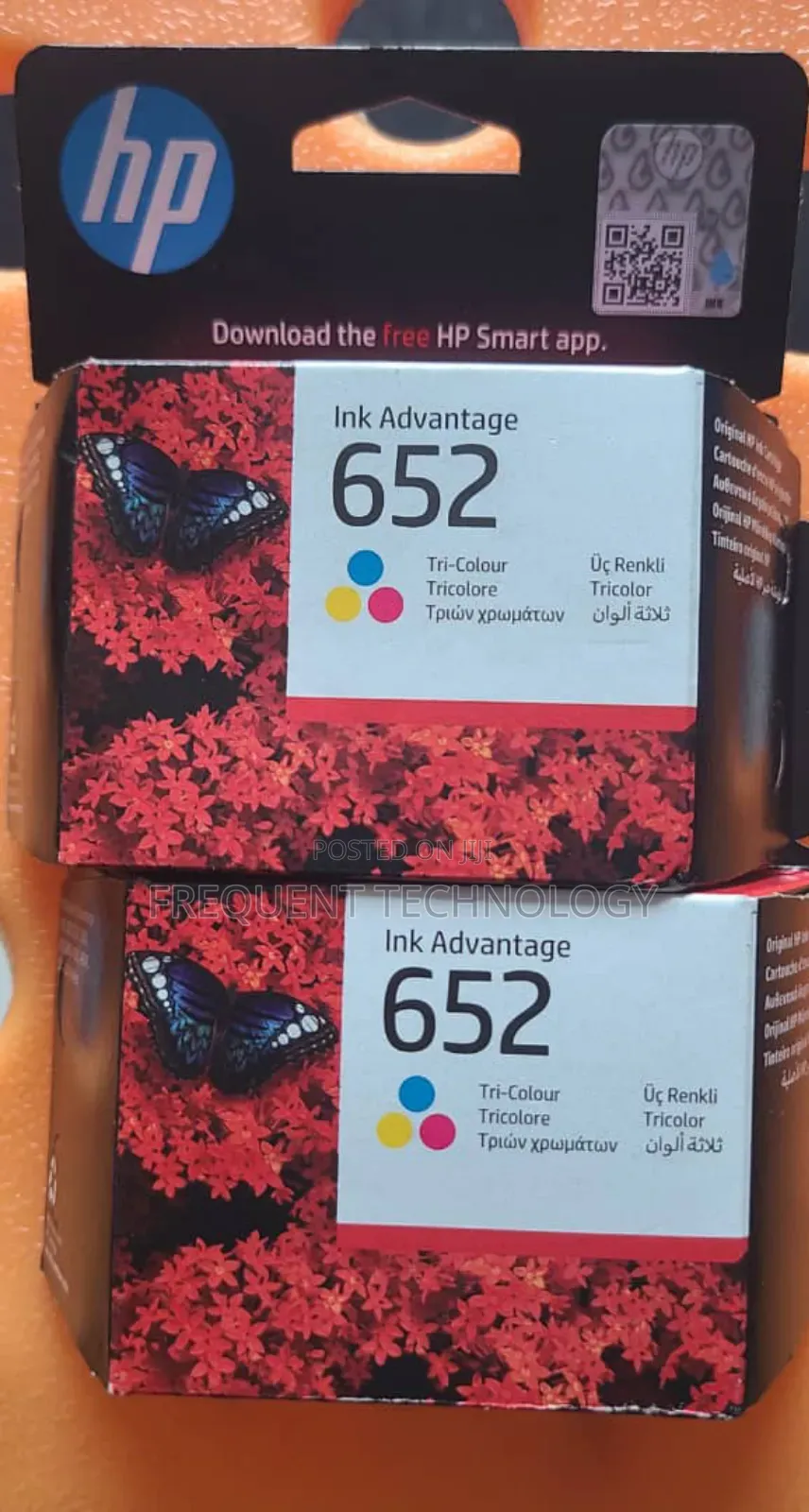 Hp 652 Tri-Color Ink Advantage Cartridge