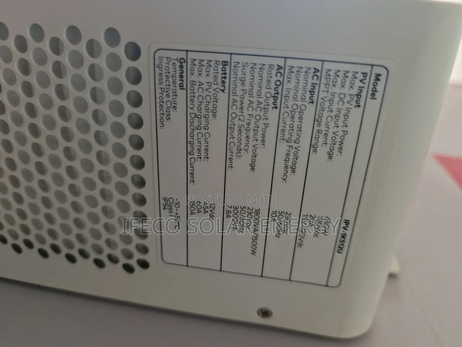 Itel Hybrid Inverter 1.5kva 12v