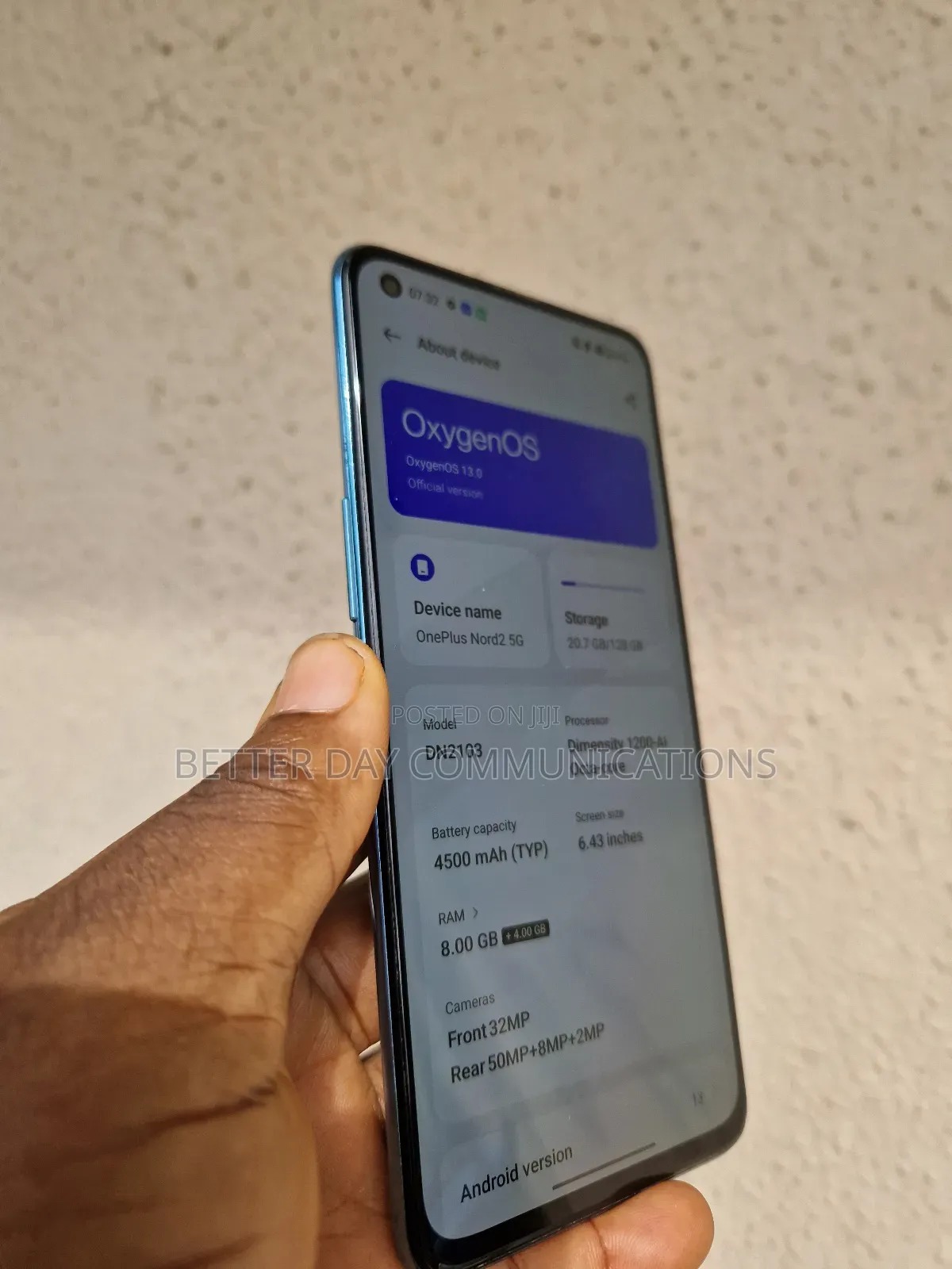 OnePlus Nord 2 5G 128 GB Blue