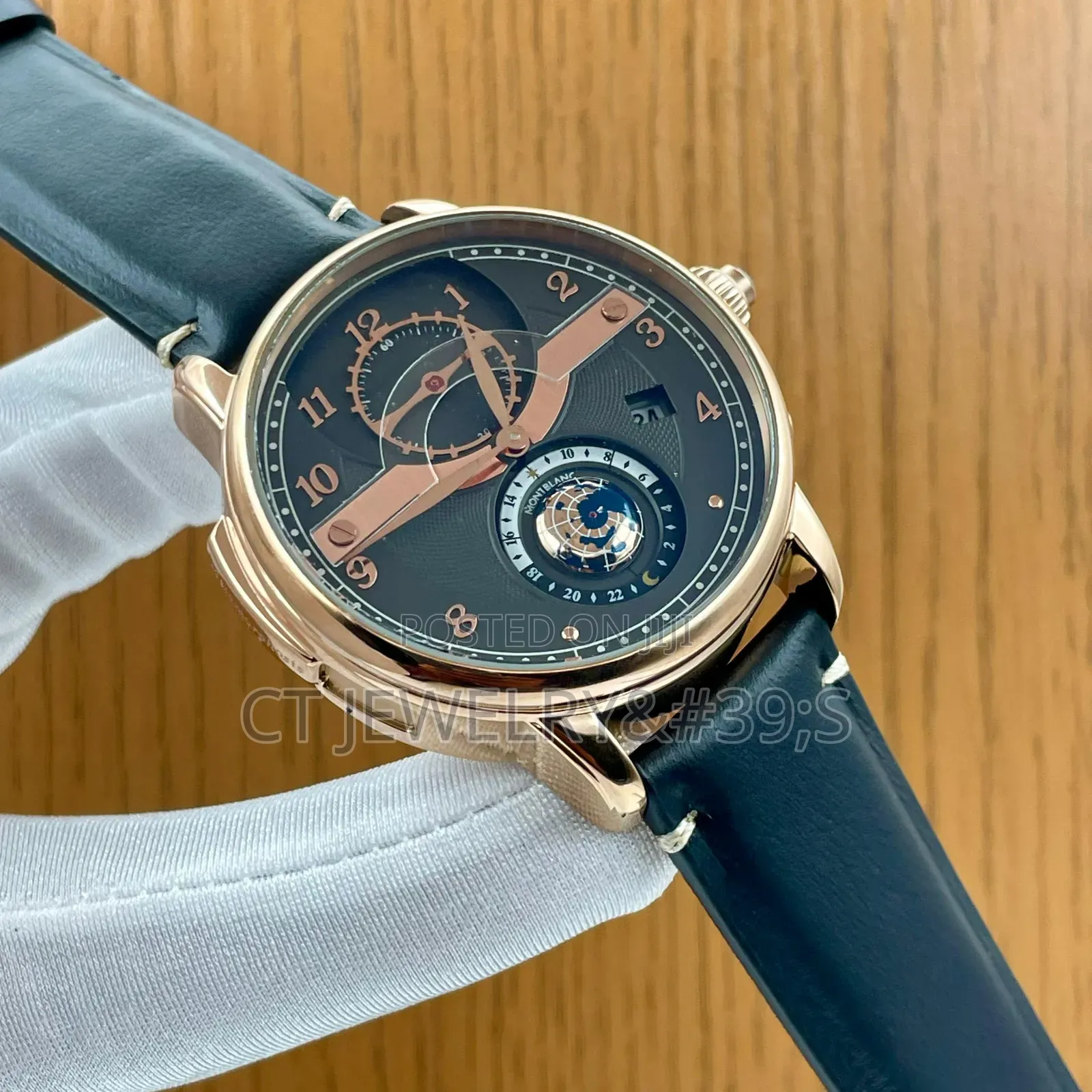 Nice Mont Blanc Genuine Leather Strap For Men's