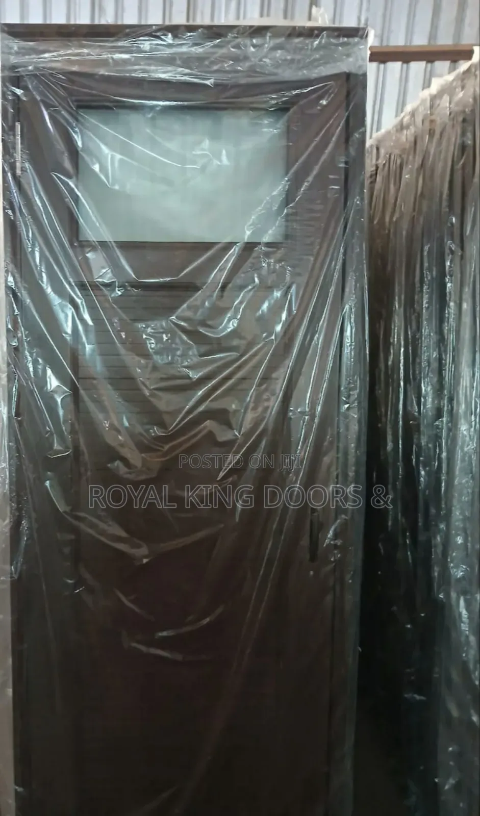 PVC Toilet Glass Doors Water Resistant Doors Use for Toilet 70mm