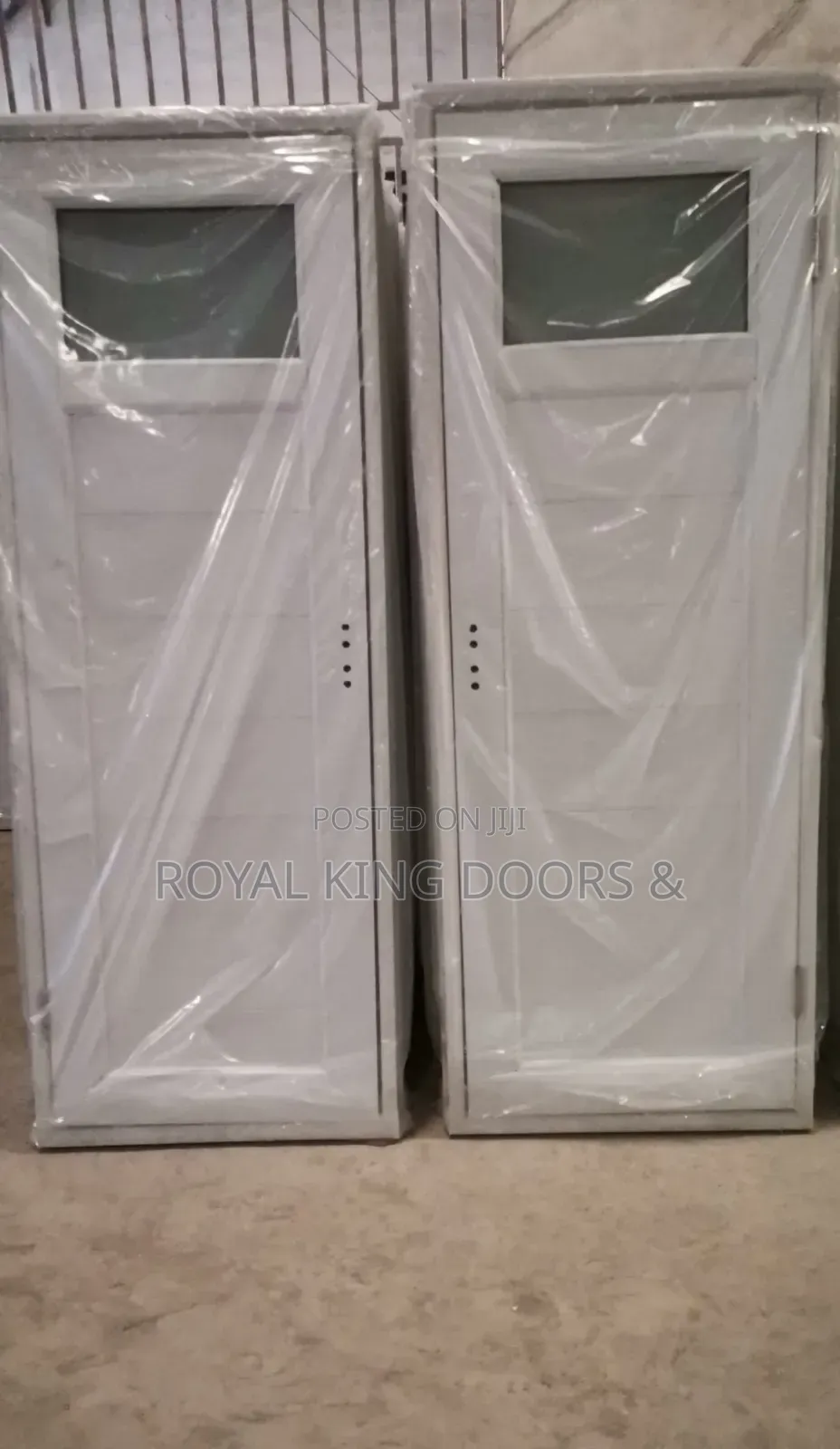 PVC Toilet Glass Doors Water Resistant Doors Use for Toilet 70mm