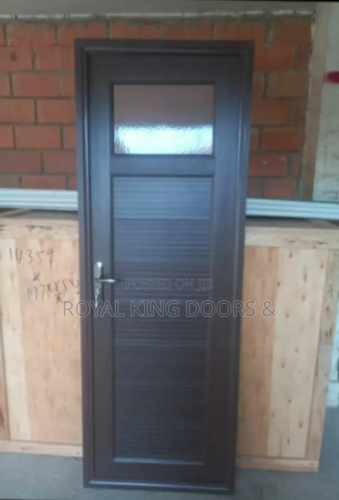 PVC Toilet Glass Doors Water Resistant Doors Use for Toilet 70mm