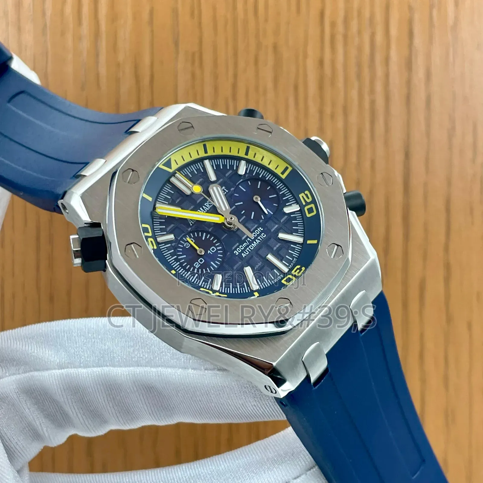 Nice Audemars Piguet Royal Oak Original Rubber Strap For Men's
