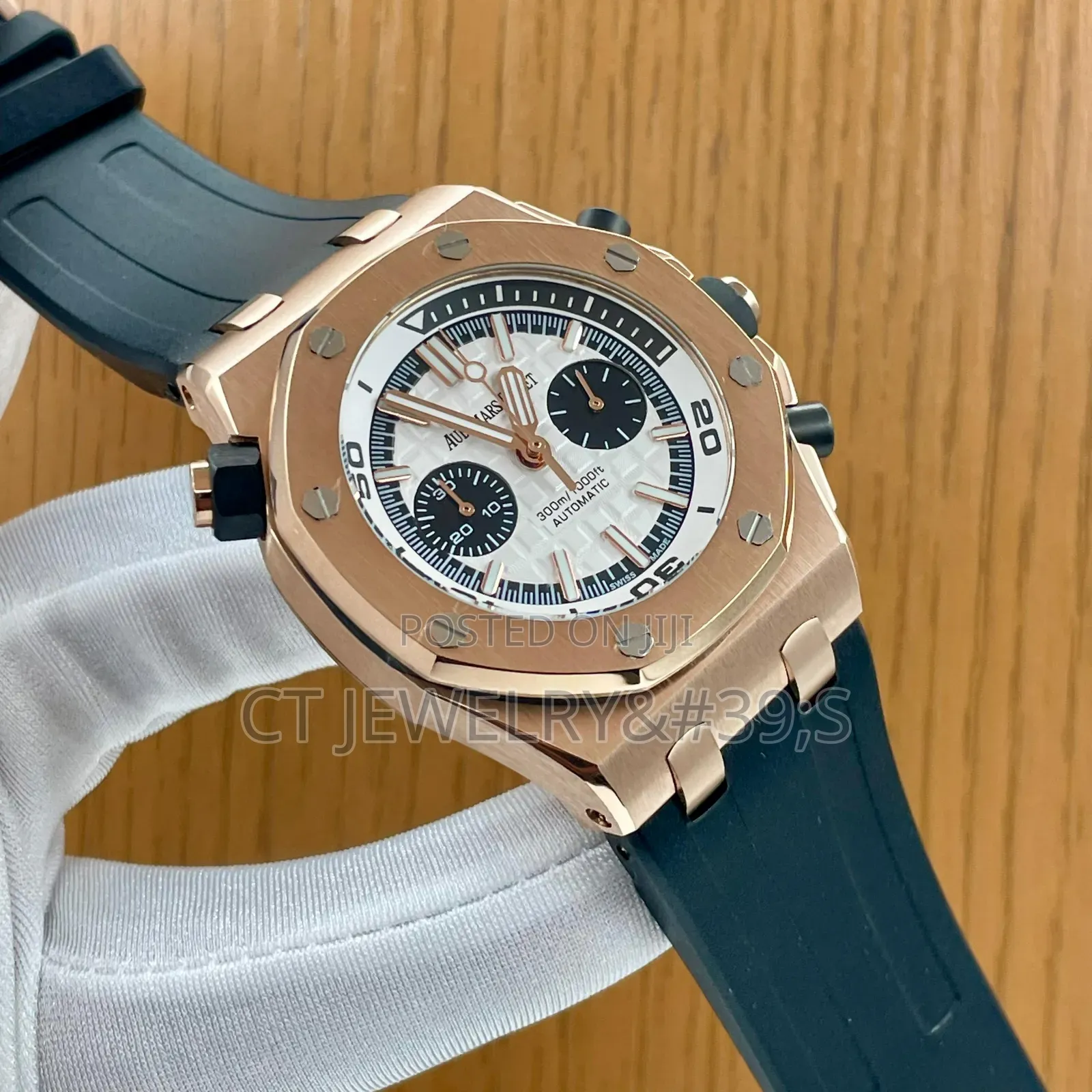 Nice Audemars Piguet Royal Oak Original Rubber Strap For Men's