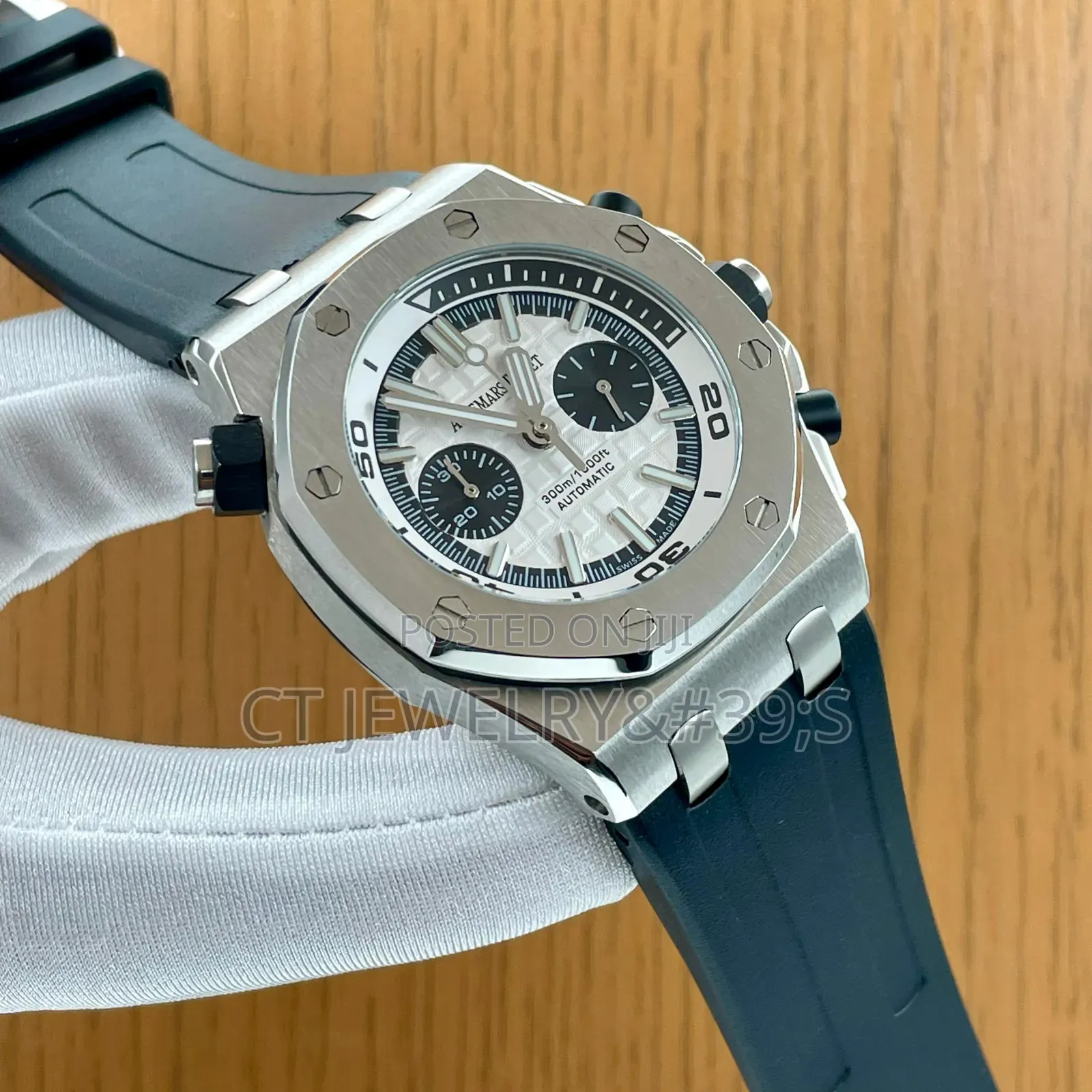 Nice Audemars Piguet Royal Oak Original Rubber Strap For Men's