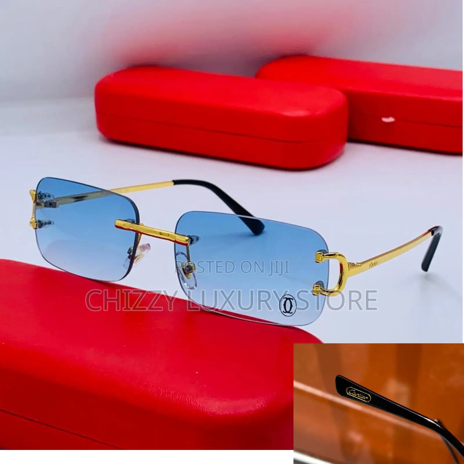 Cartier Quality Luxury Men Sunglasses