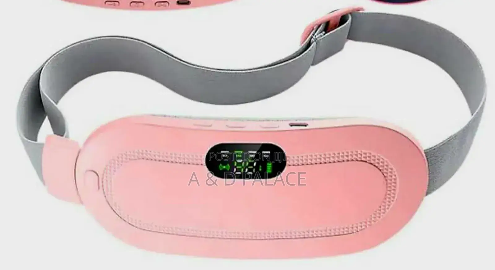 Rechargeable Menstruation Cramp Heating and Vibrating Soothing Belt