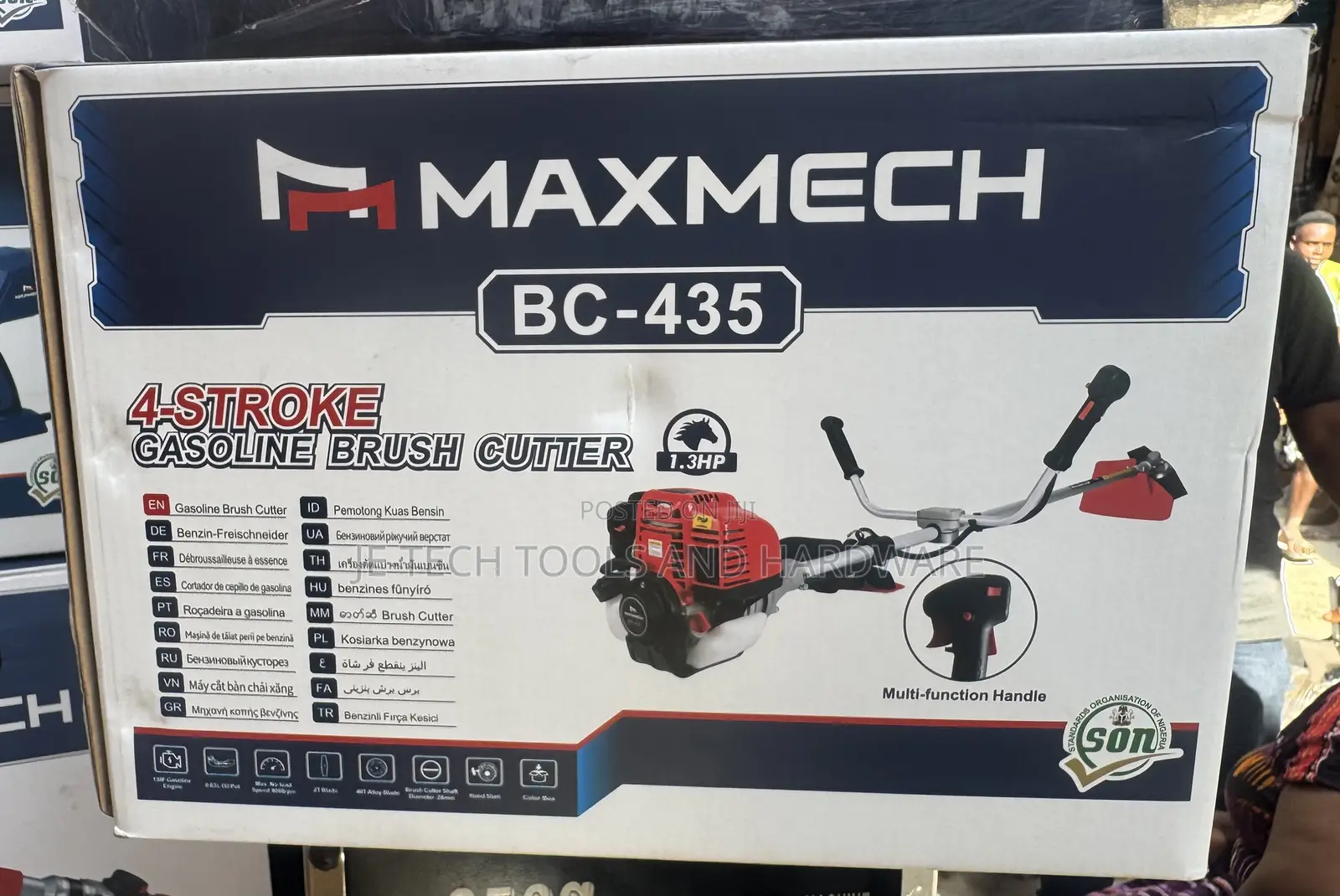Maxmech Bc-435 4-stroke Gasoline Brush Cutter.