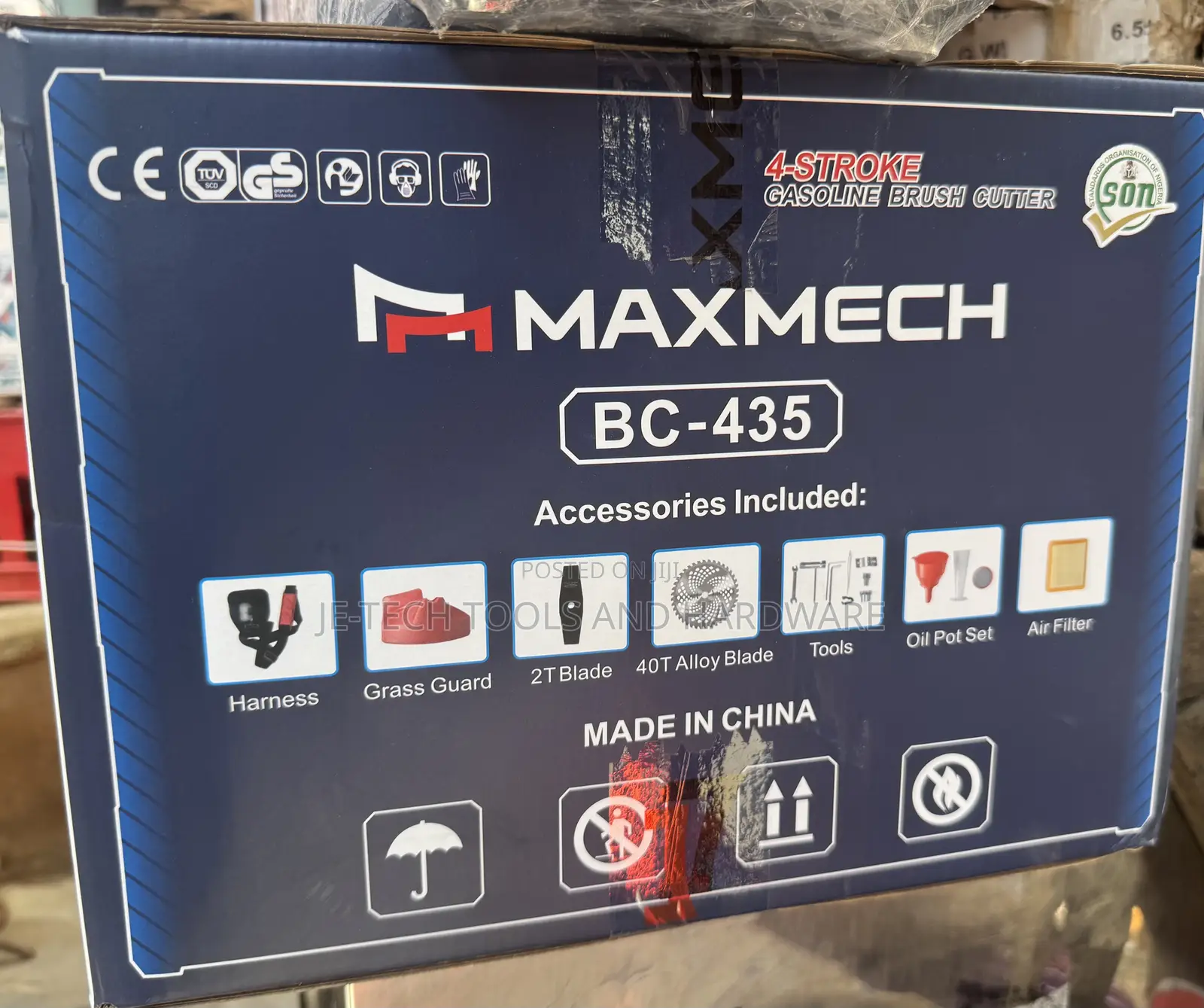 Maxmech Bc-435 4-stroke Gasoline Brush Cutter.