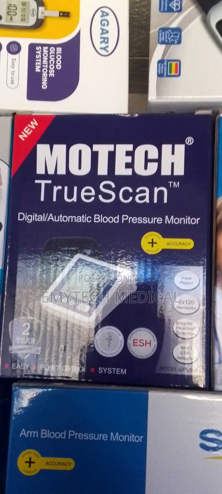 Motech -Truescan Digital Blood Pressure Monitor With Voice Report