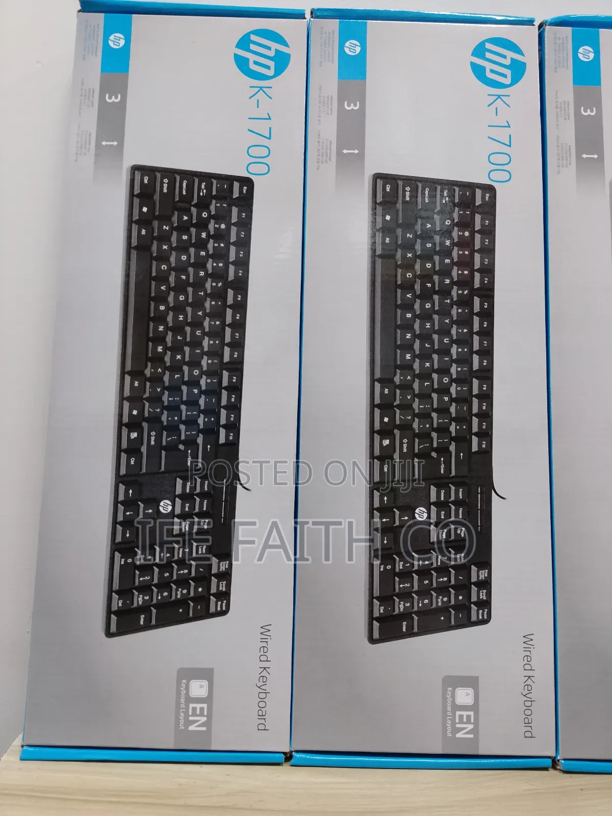 Hp Wired Usb Keyboard – Full-Size, Plug Play