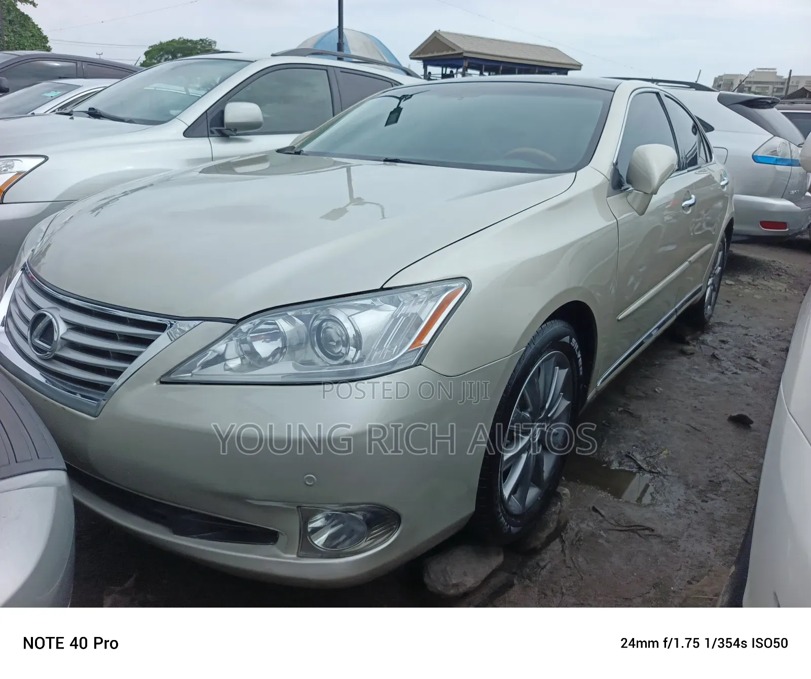 Lexus ES 350 2010 Gold