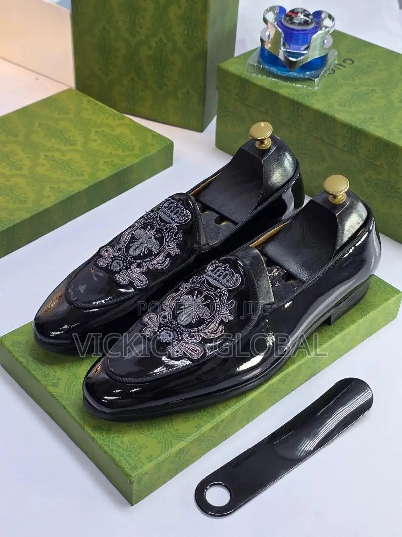 Gucci Glossy Leather Shoes