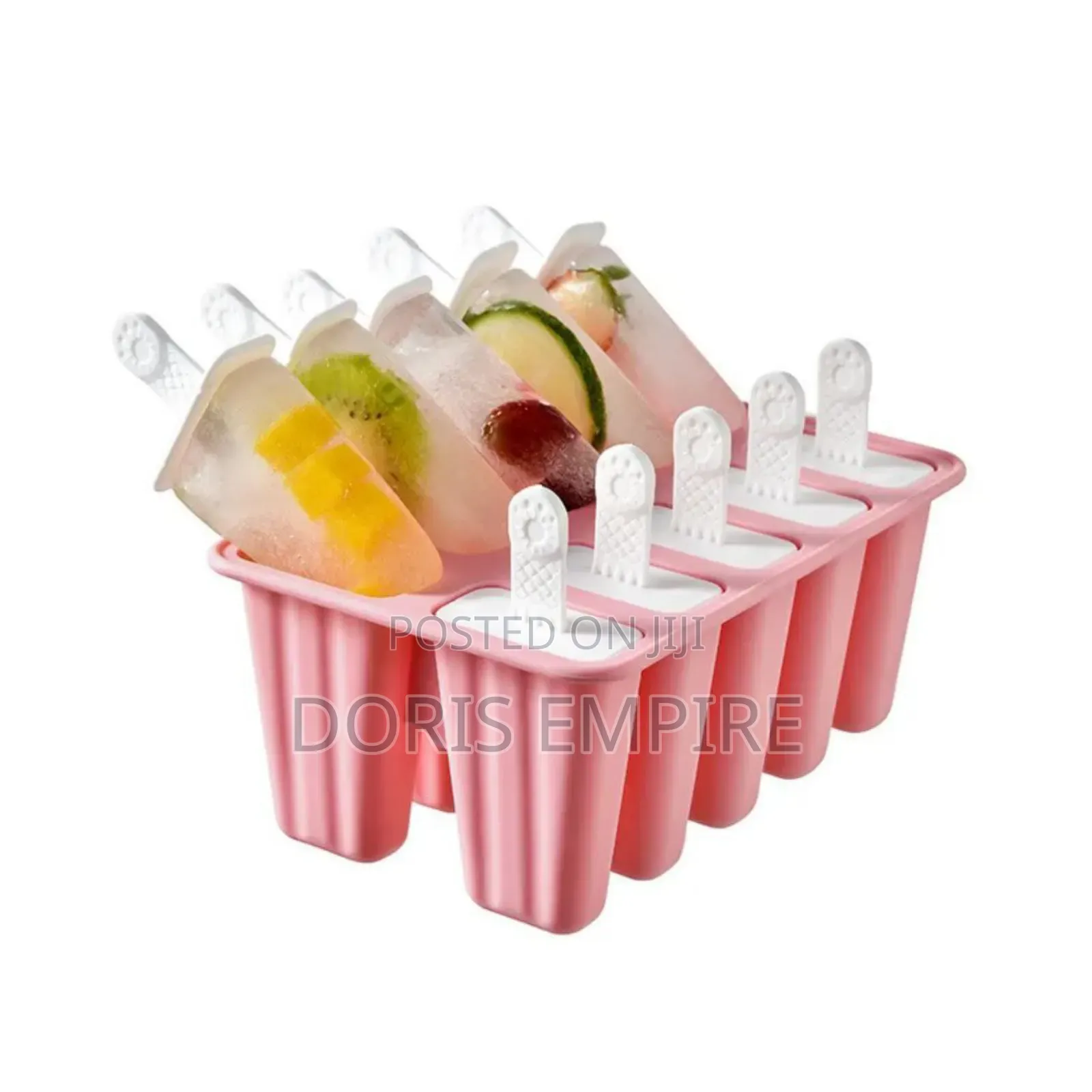 10 Slot Silicone Popsicle Mould.