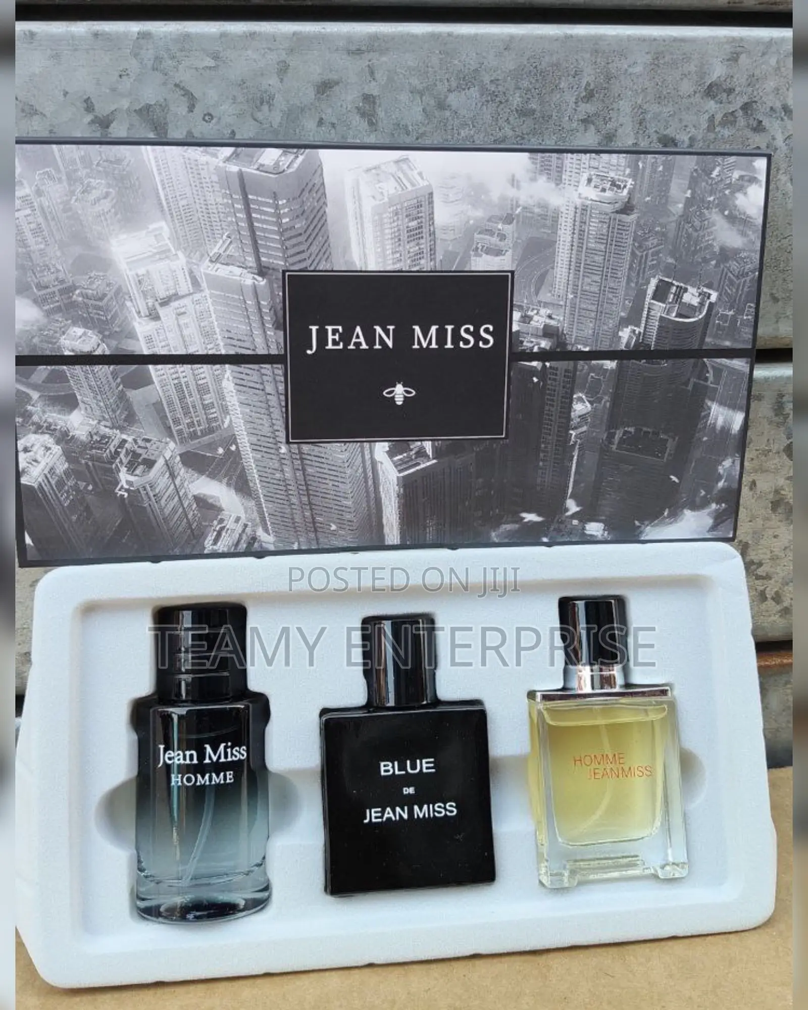 Jean Miss Black 3 in 1 Perfume - Gift Item for Men