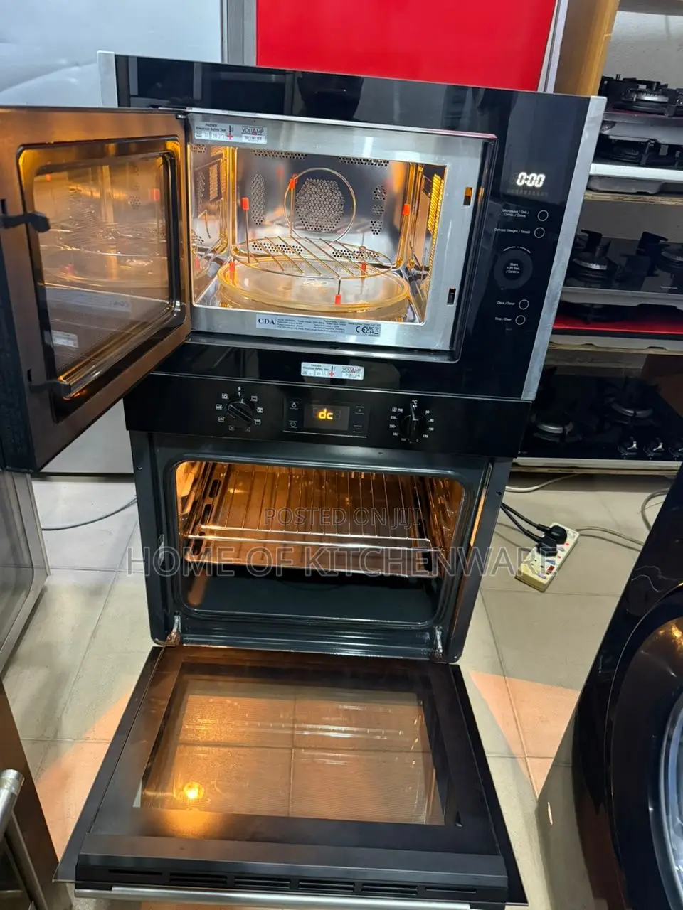 Tokunbo Inbuilt Oven And Microwave Grade A