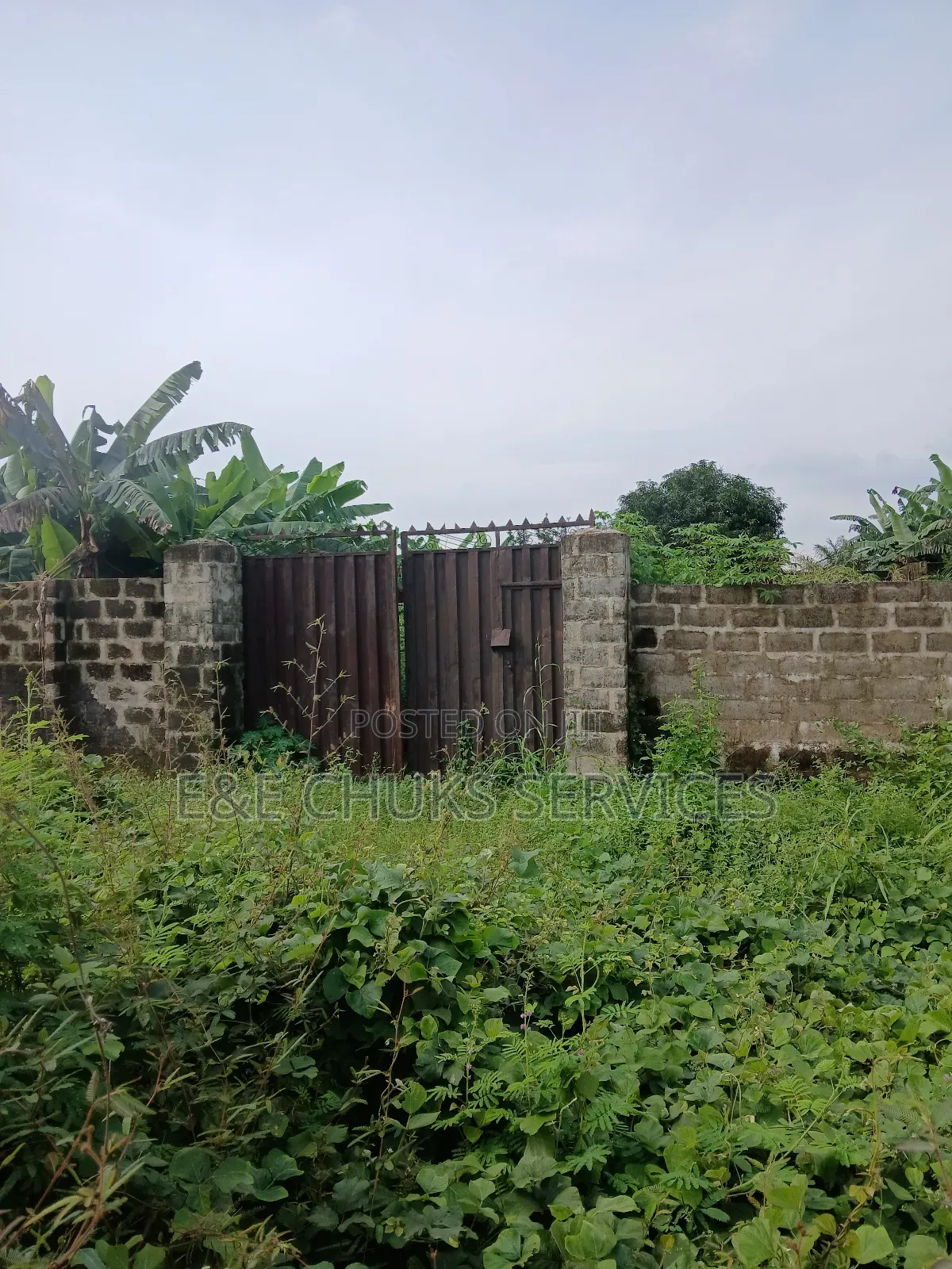 Fenced and Gated 2 Plots for Sale at Eneka