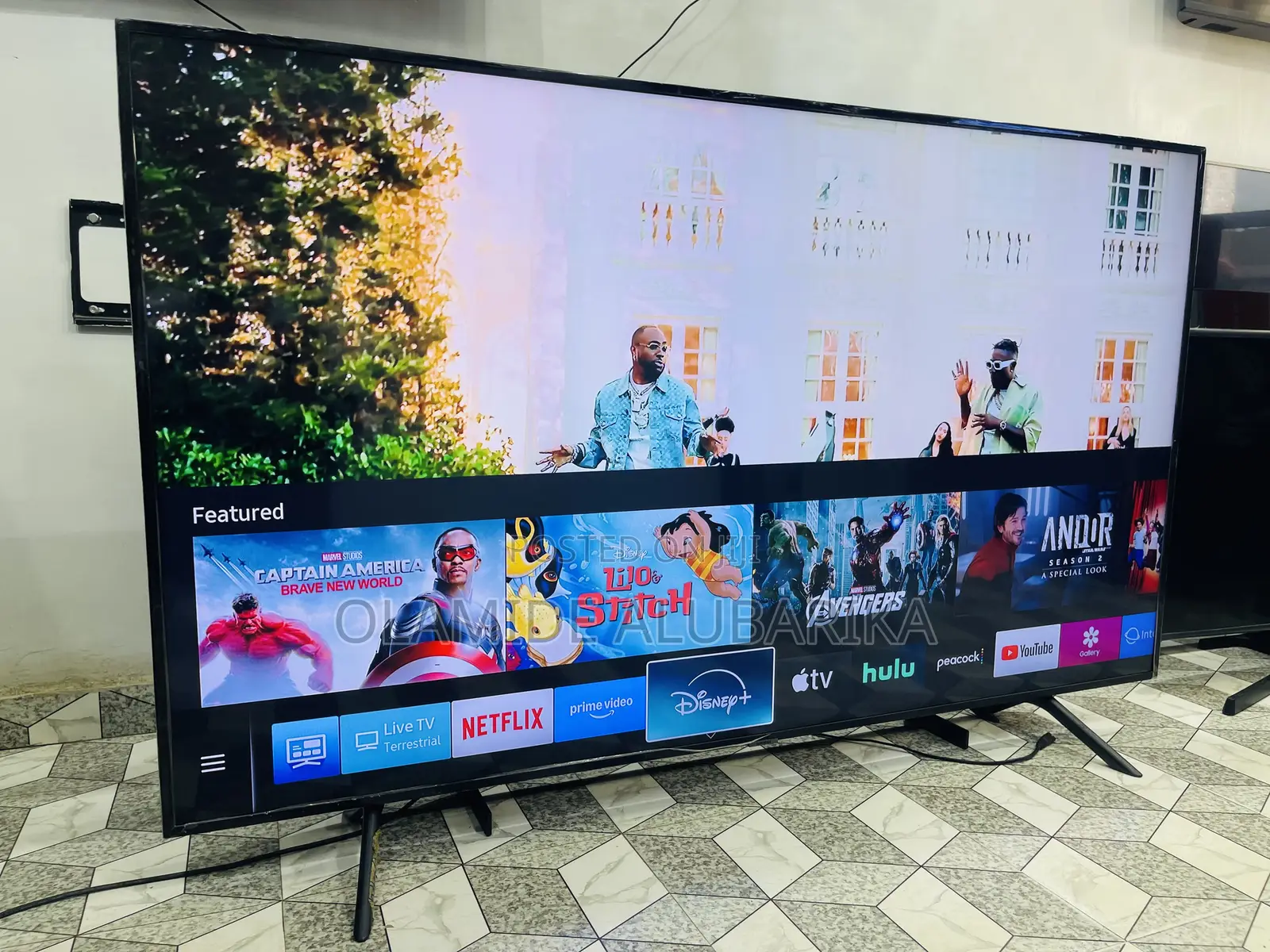 Samsung Premium Uhd 65” Smart Ultra Slim Bluetooth Tv , Smart Apps