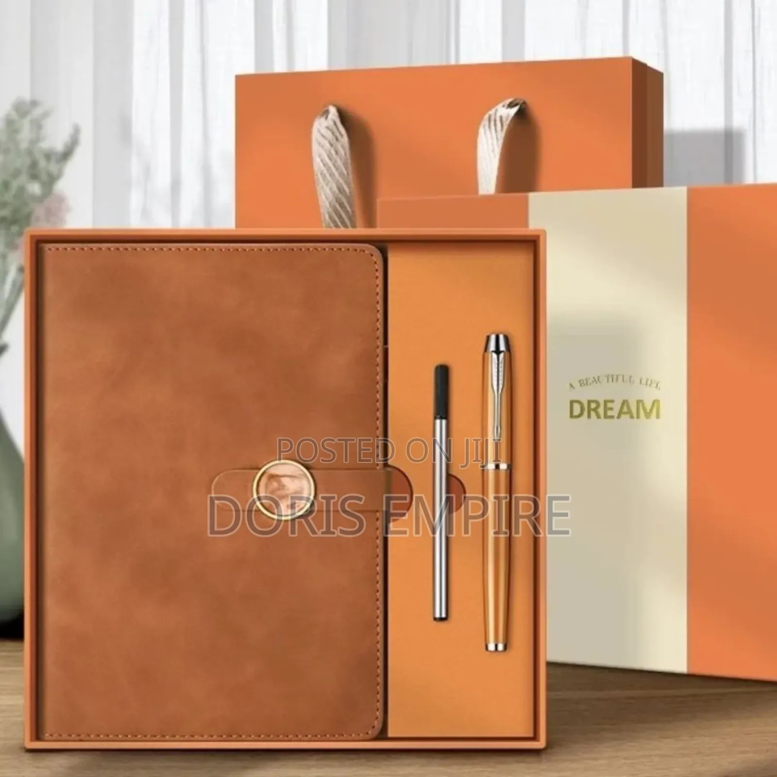 Notebook and Pen Gift Set.