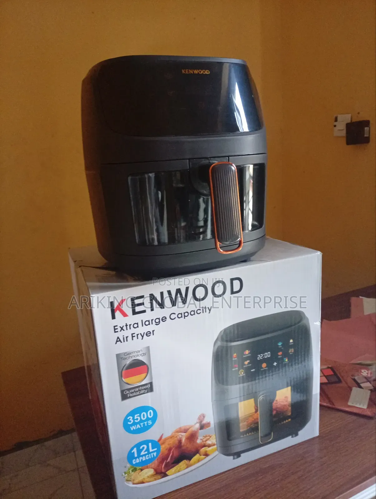Enjoy Oil-Free Toasting With 12liter Kenwood Air Fryer