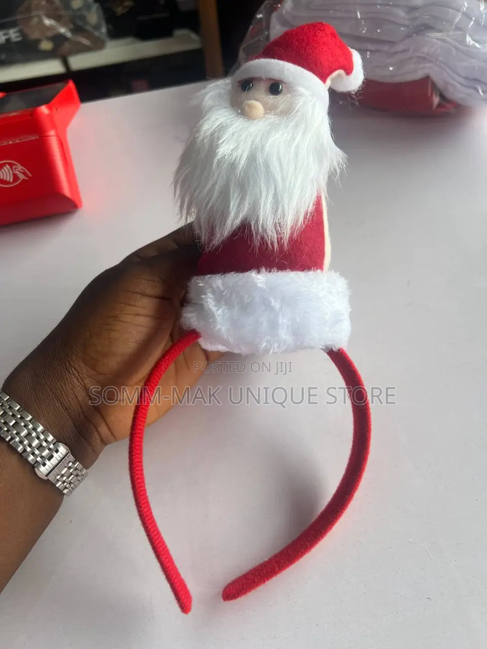 Adorable Christmas Santa Claus Antler Hairband 6pcs