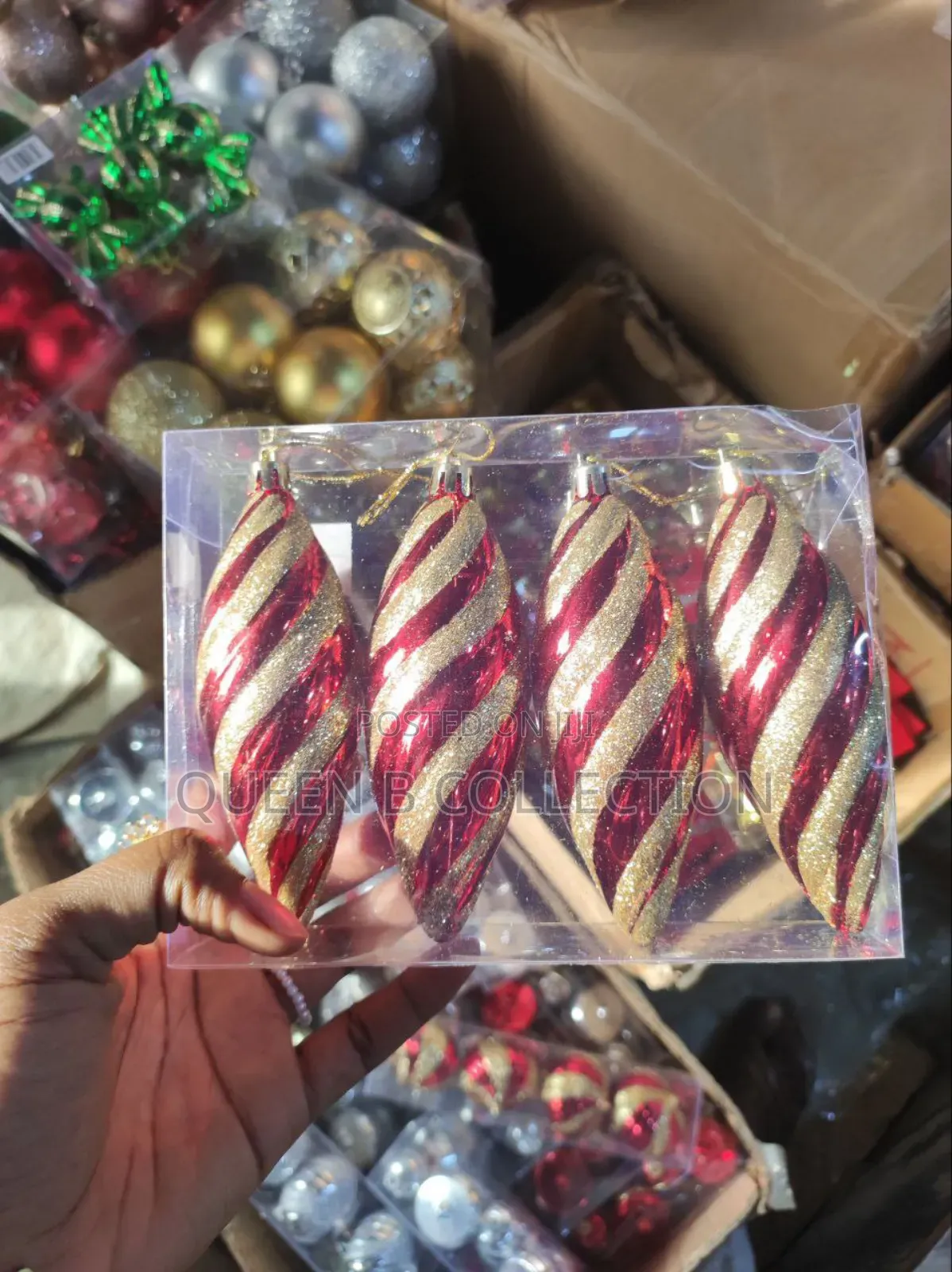 Christmas Candy Decor. (4 Pieces)