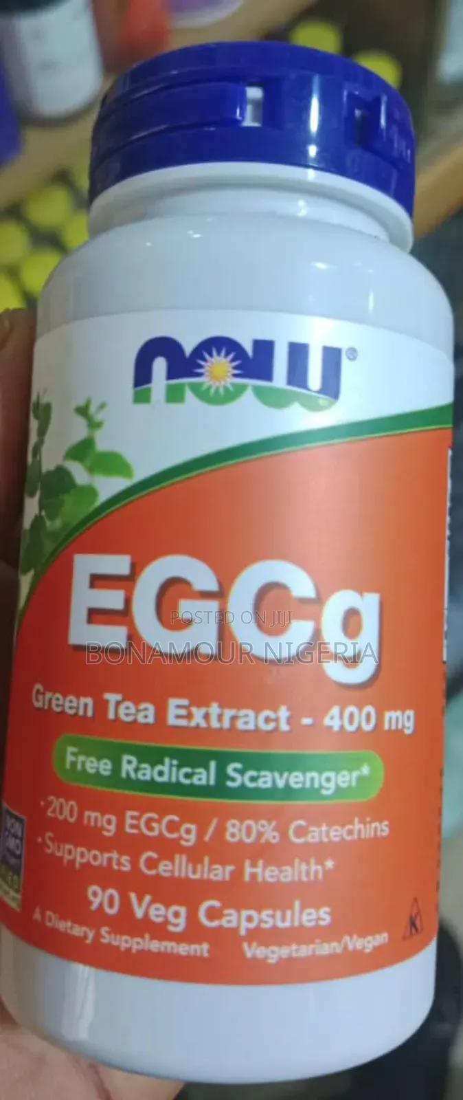 Now Ecgg Green Tea Extract 400mg X90 Veg Caps