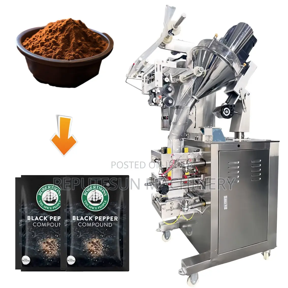 Hot Sales High Speed Black Pepper Powder Filling and Packaging Machine
