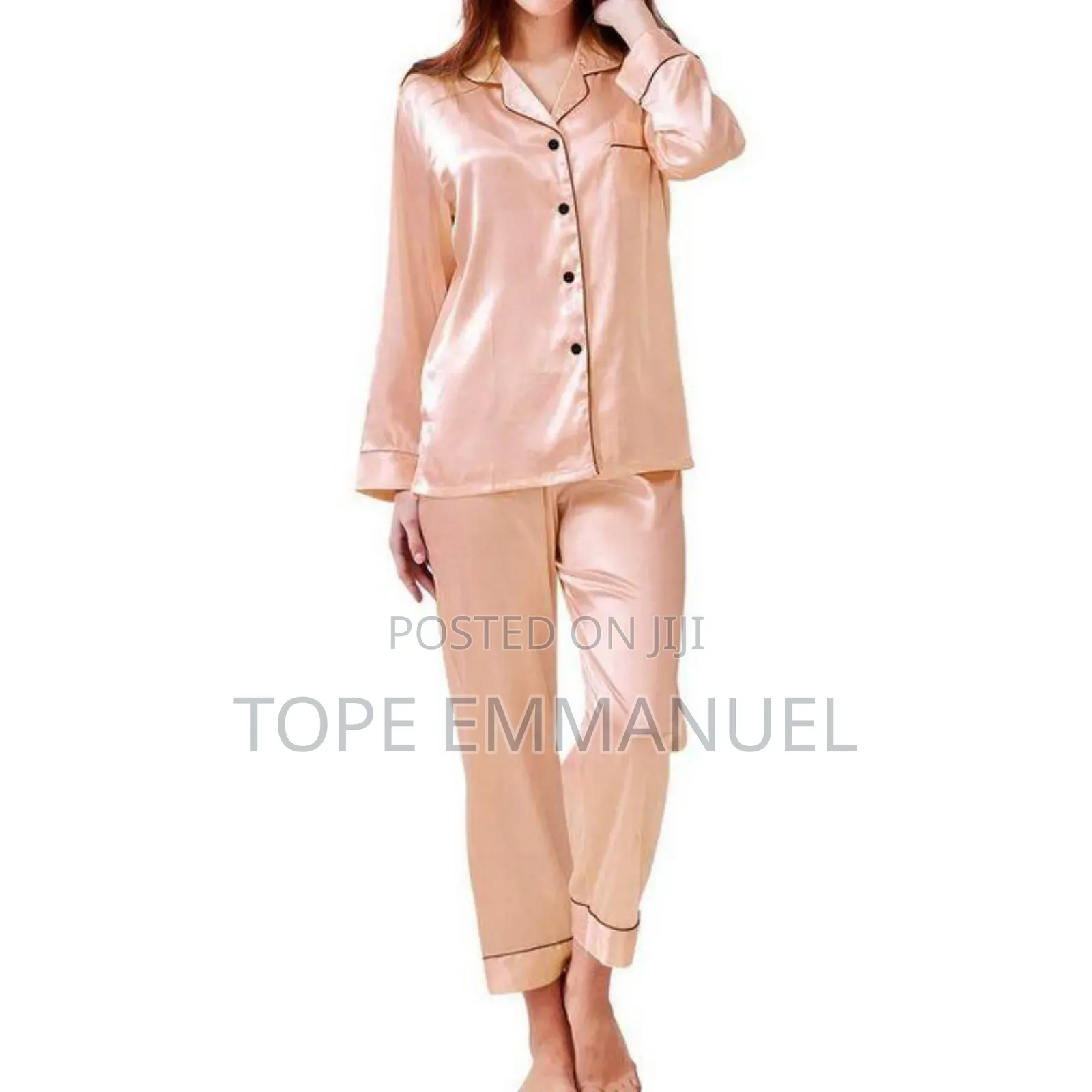 Satin Nightwear Sleepwear Pajamas