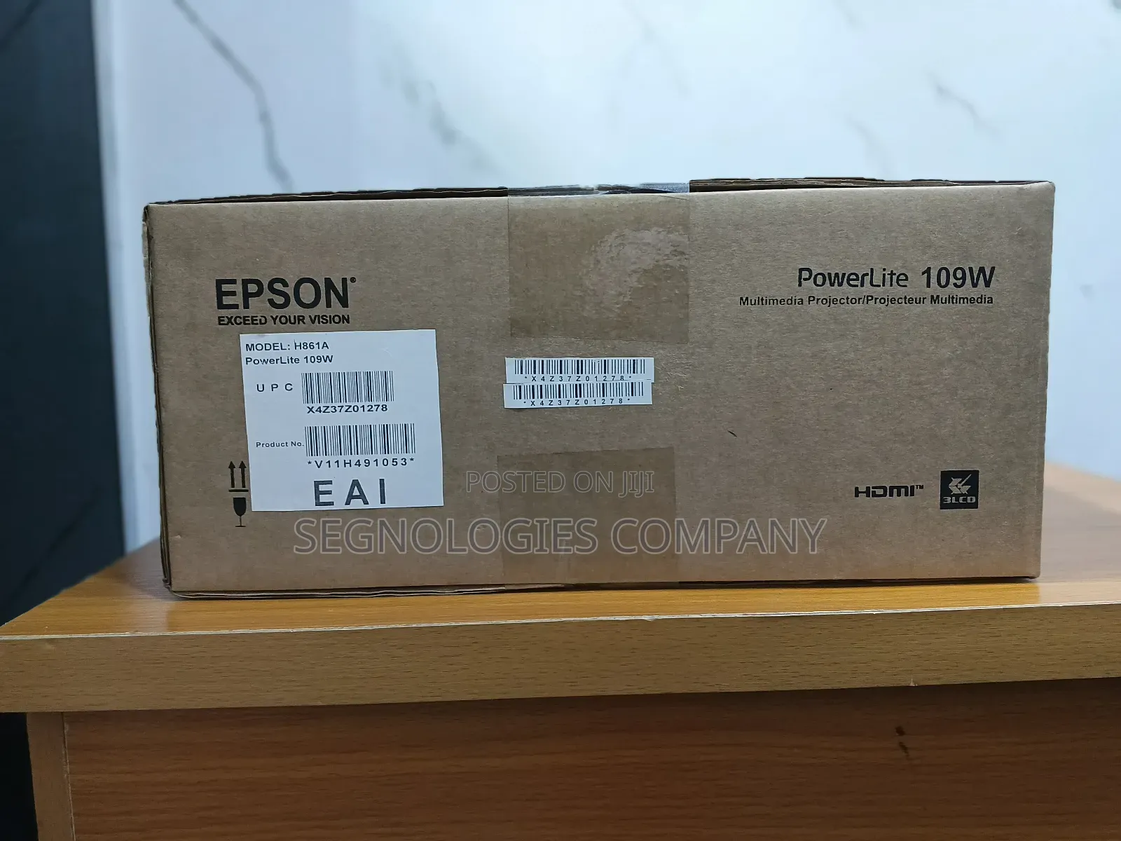 Epson Powerlite 109w 4000 Lumens 3lcd Projector