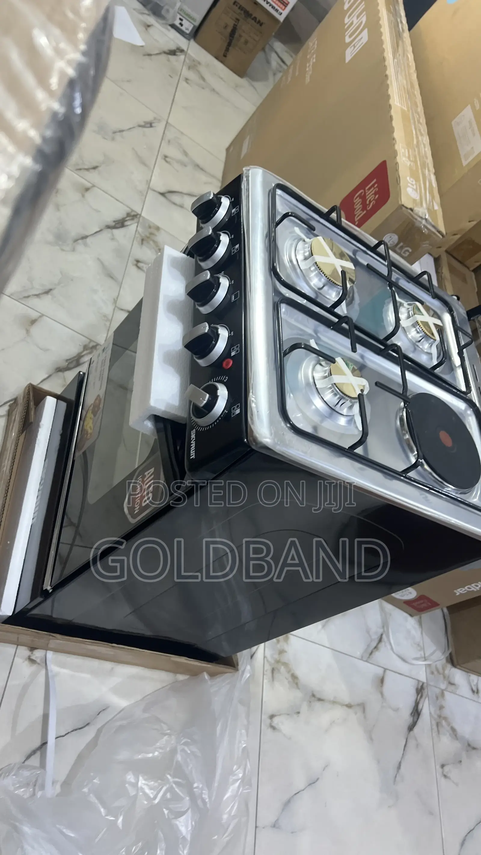 Skyrun 3+1 Gas Cooker – Fast Cooking Performance