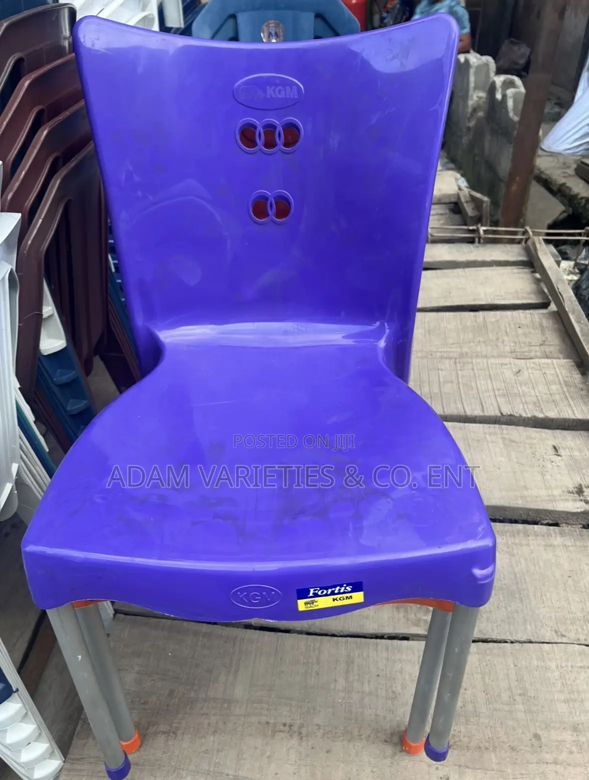 Plastic Chair Without Armrest