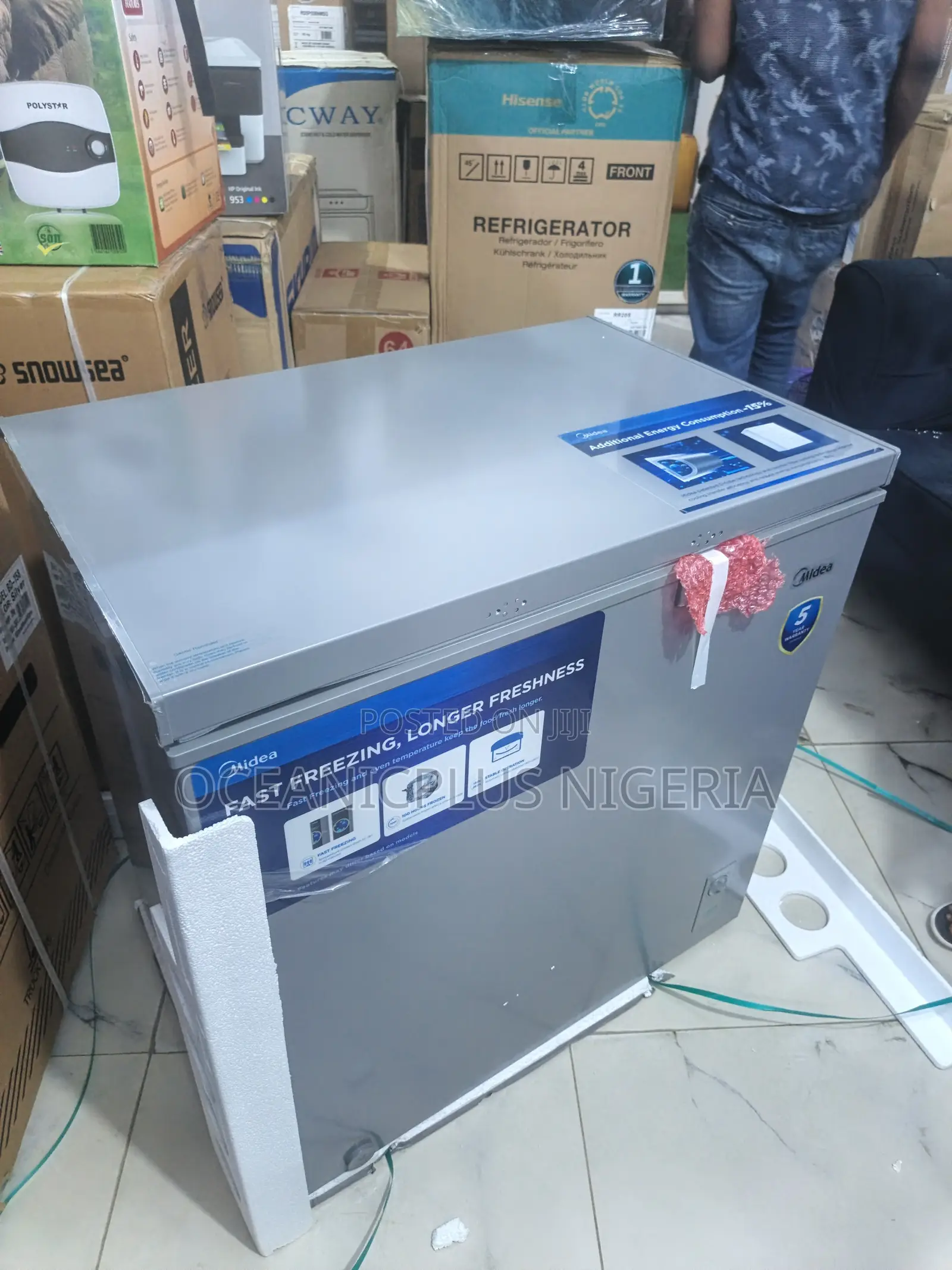 Modern Look Midea 200l Chest Freezer (Mdrc277fzg43ngg)