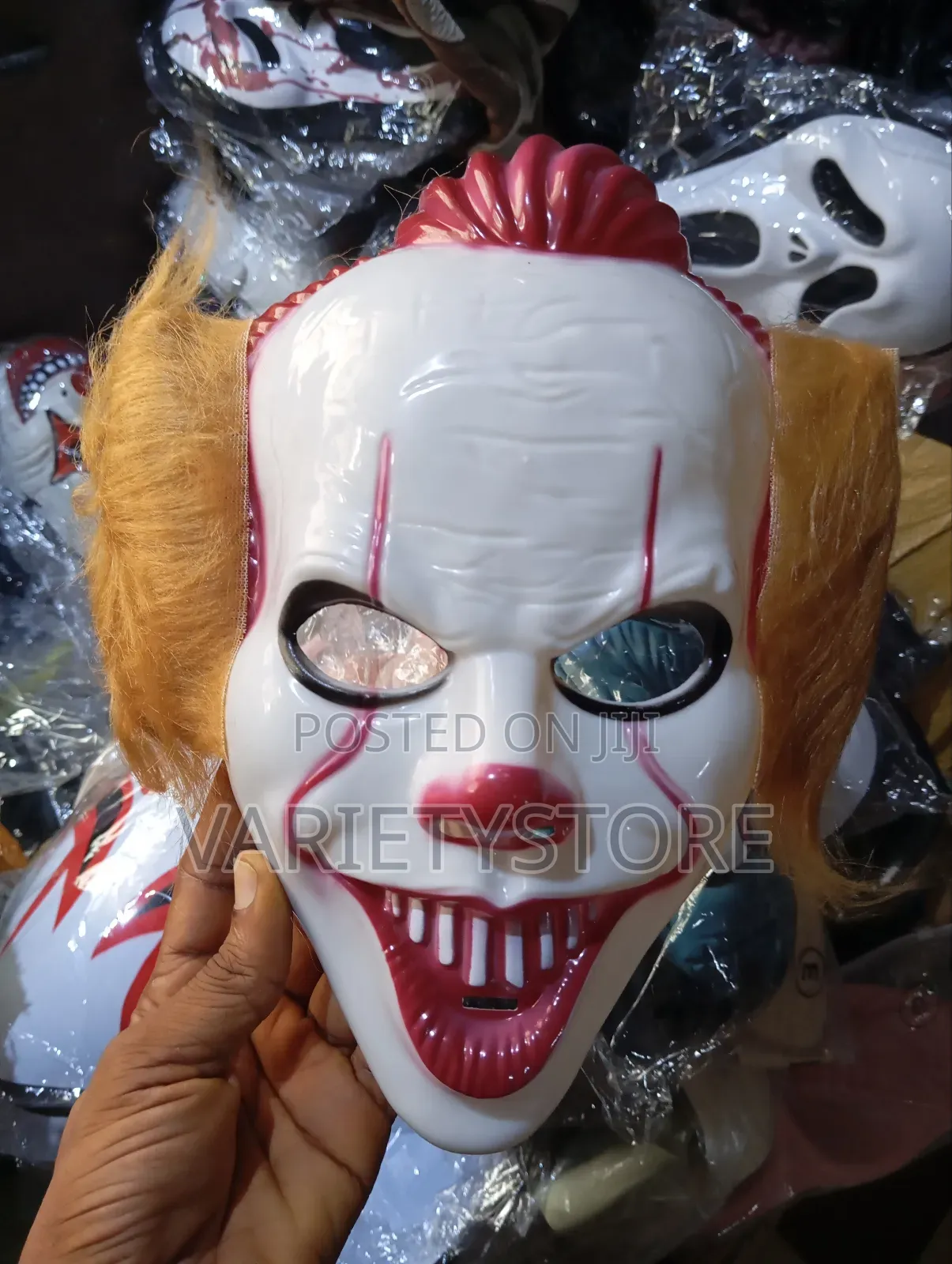 Funny Clown Halloween Party Mask