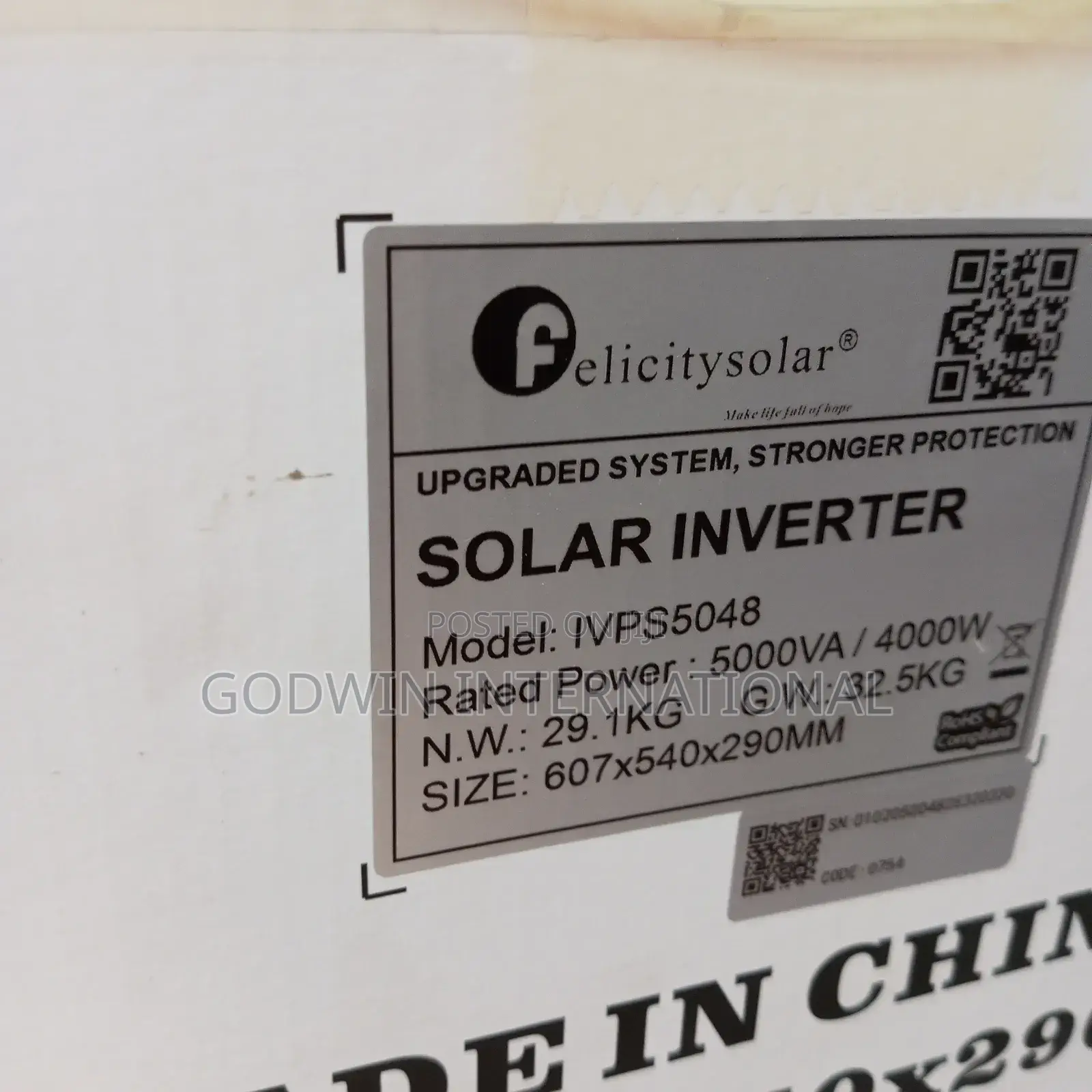 Felicity Inverter 48v 5kva