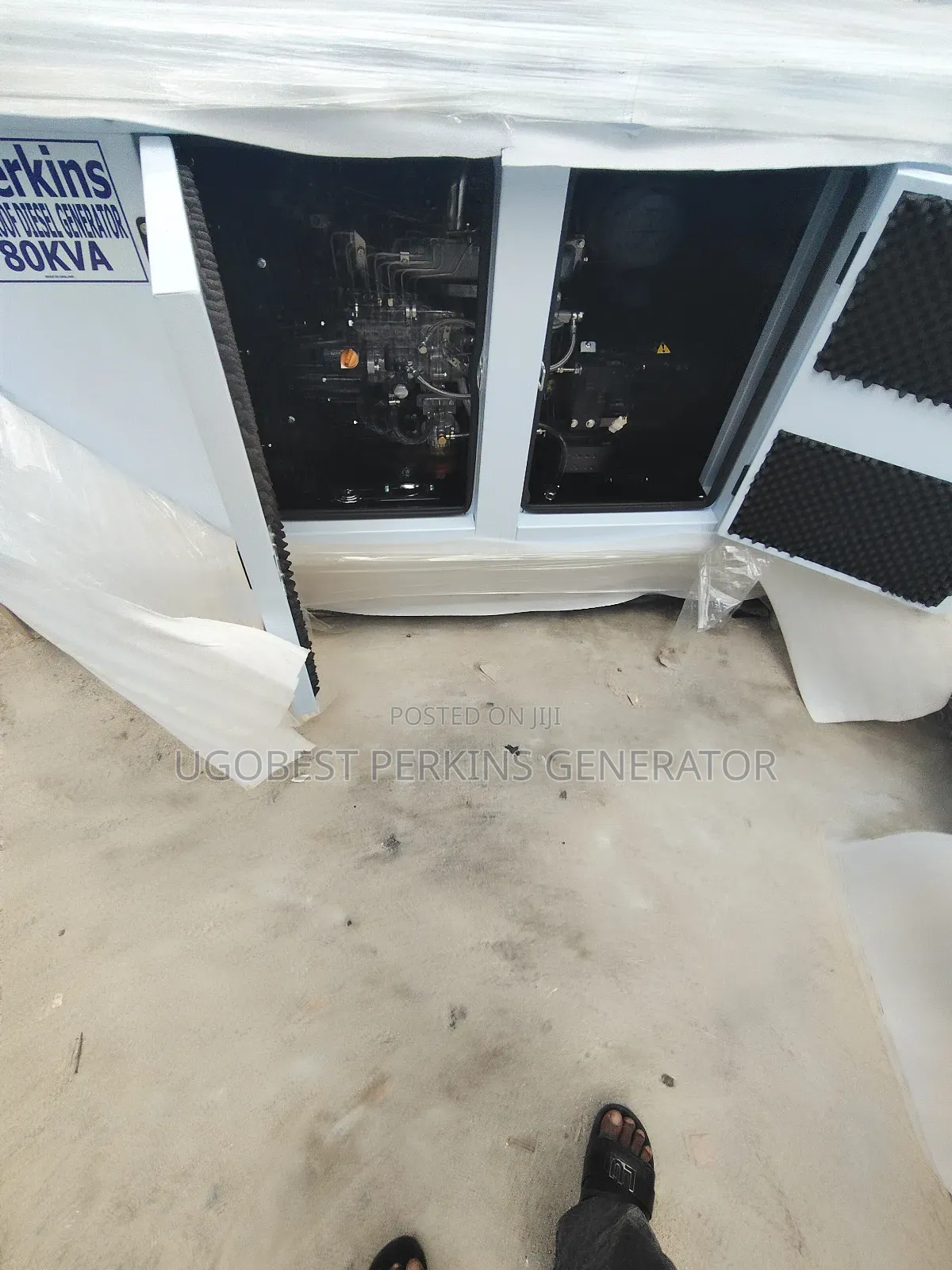 80kva Perkins Soundproof Generator 💯 Copper Coil