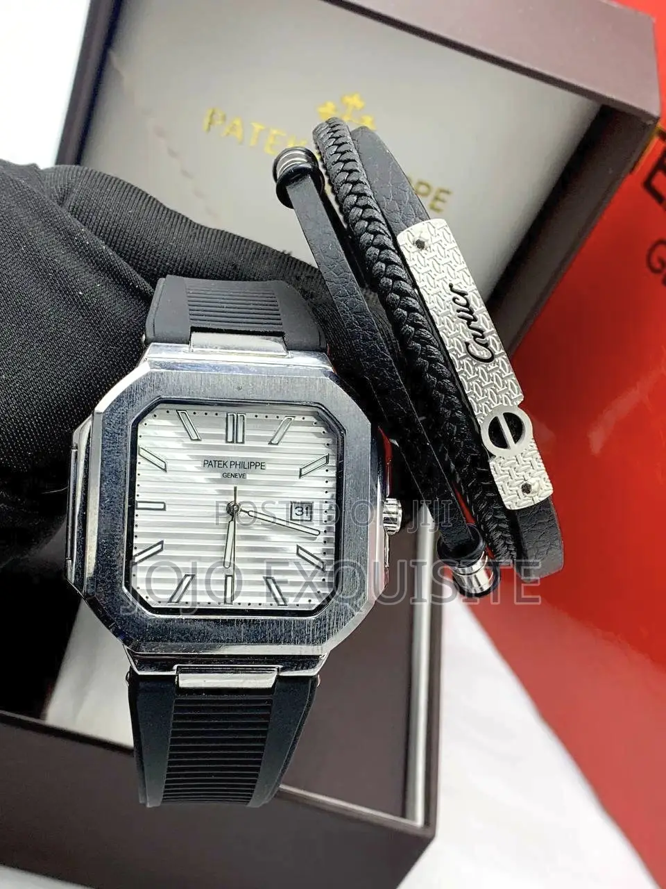 Rubber Strap Patek Philippe Wristwatch